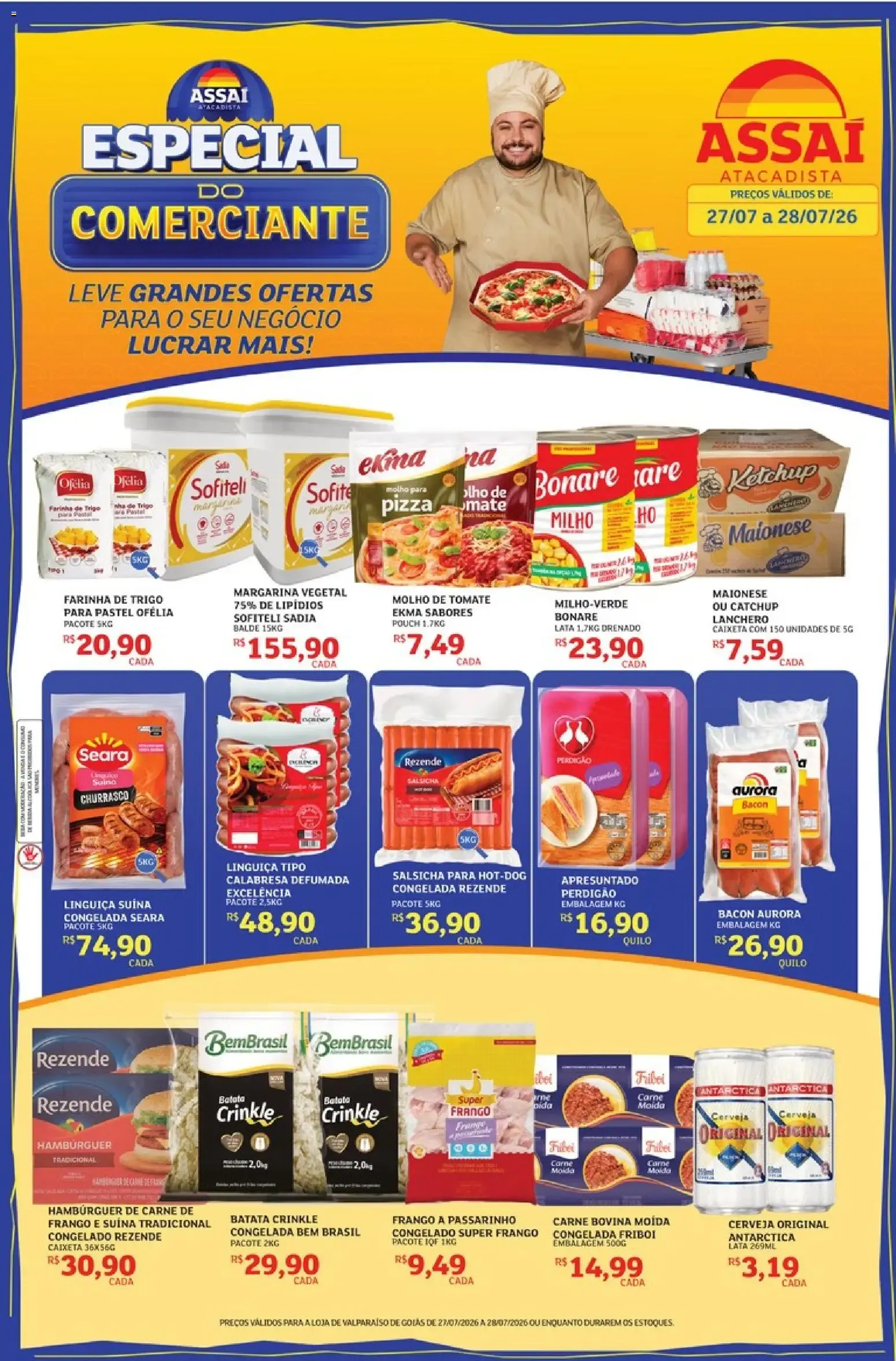 Encarte de Assaí Atacadista - Especial do Comerciante 27 de julho até 28 de julho 2026 - Pagina 1