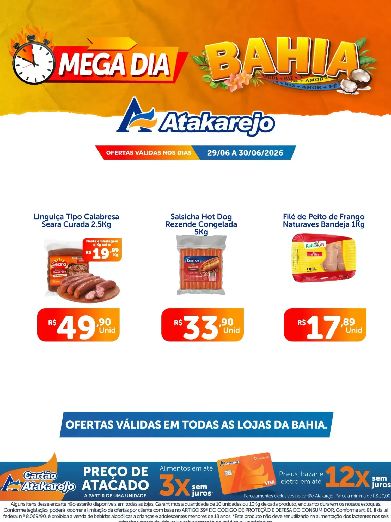 Encarte de Mega Dia Atakarejo Bahia 29 de junho até 30 de junho 2026 - Pagina 6