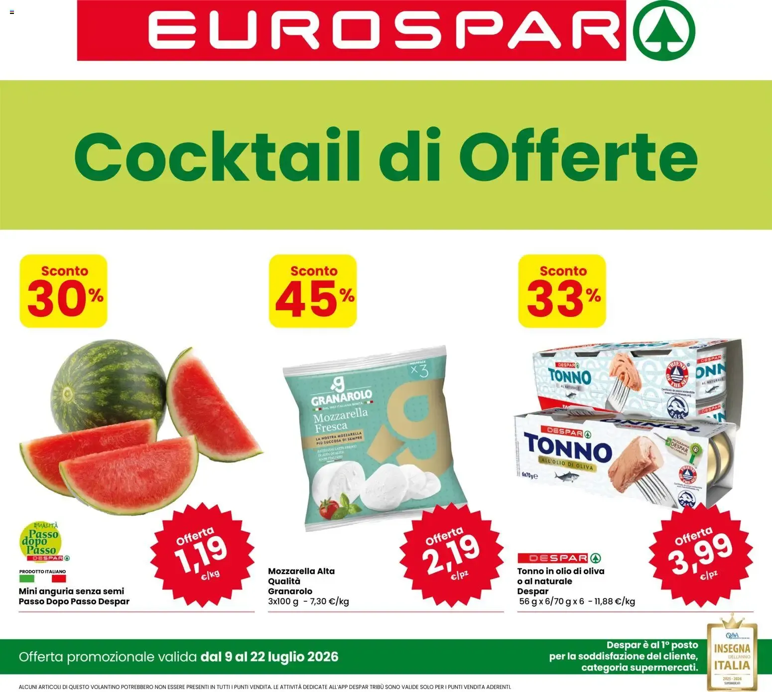 Cocktail di Offerte da 9 luglio a 22 luglio di 2026 - Pagina del volantino 1