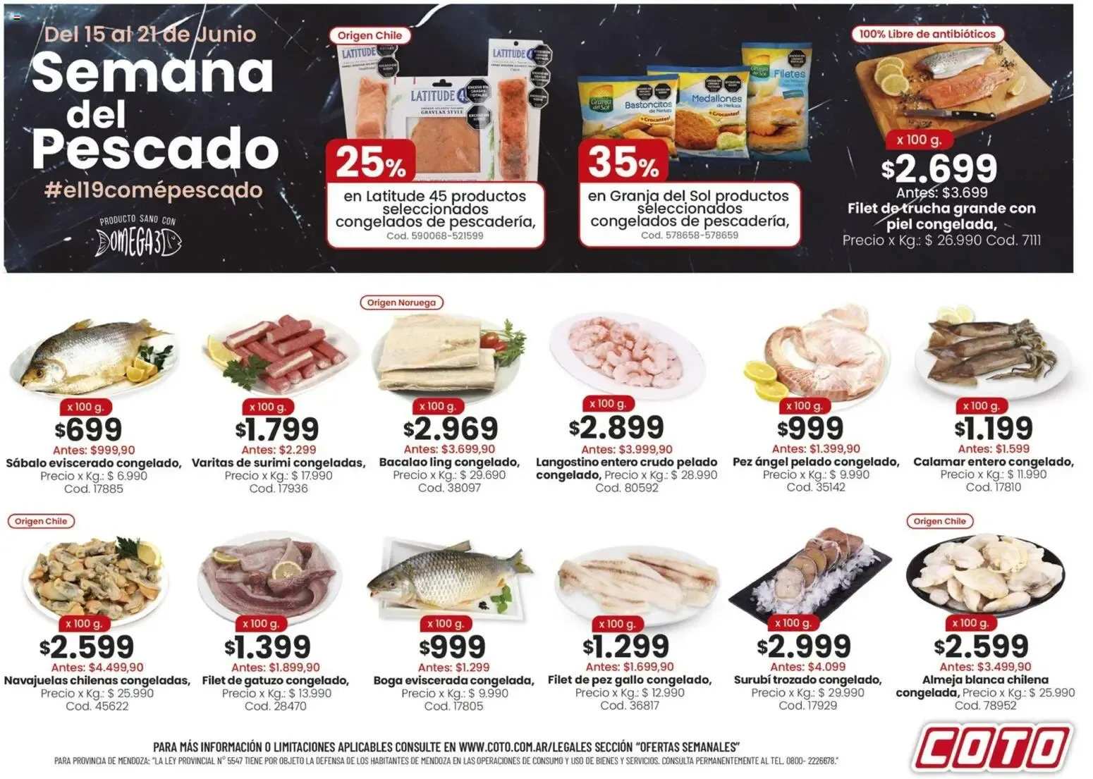 Ofertas de Semana del Pescado 15 de junio al 21 de junio 2026 - Página 1 del catálogo