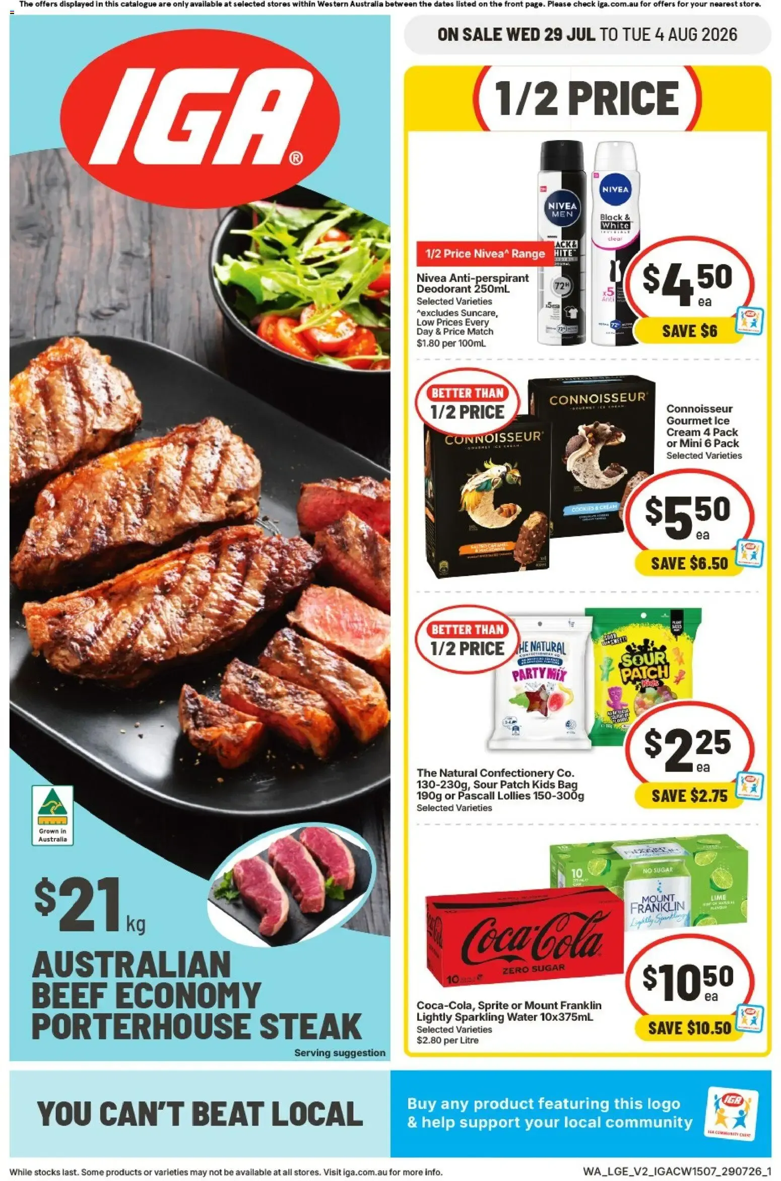 IGA catalogue valid from 29/07/2026 > Online Australia - Catalogue valid from 29 July to 4 August 2026 - page 1