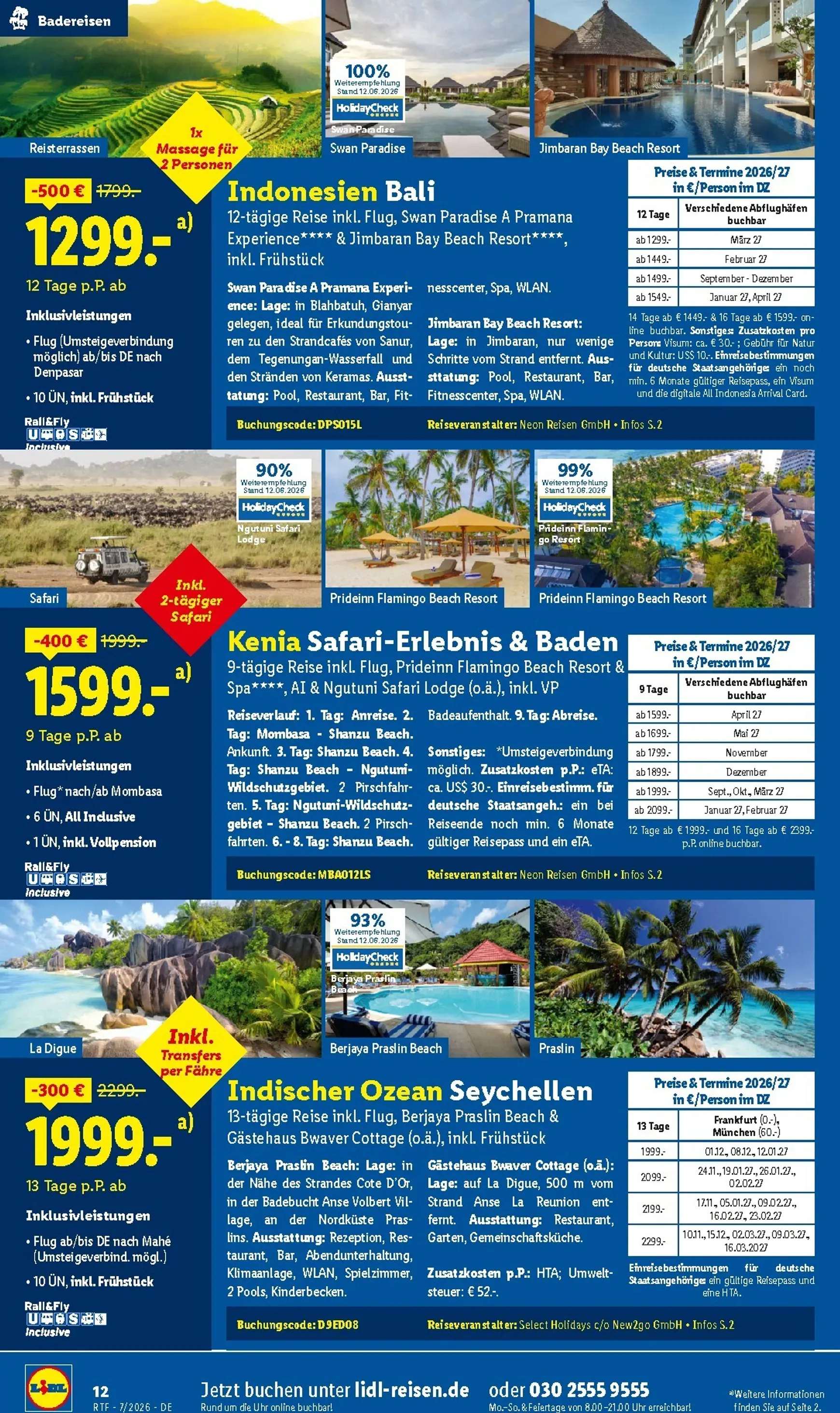 Lidl Reisen: Auf die Berge, fertig, los. Last Minute Urlaub von 15. Juli bis 15. August 2026 - Prospekt seite 12