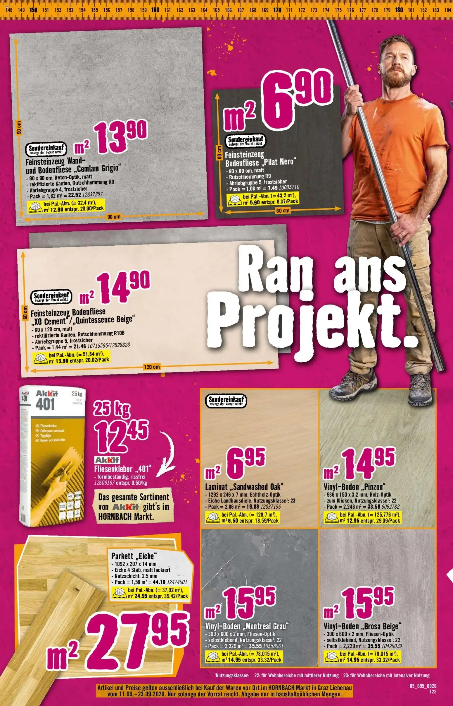 Hornbach Große Neueröffnung Graz Liebenau von 11. September bis 23. September 2026 - Flugblätt seite 4