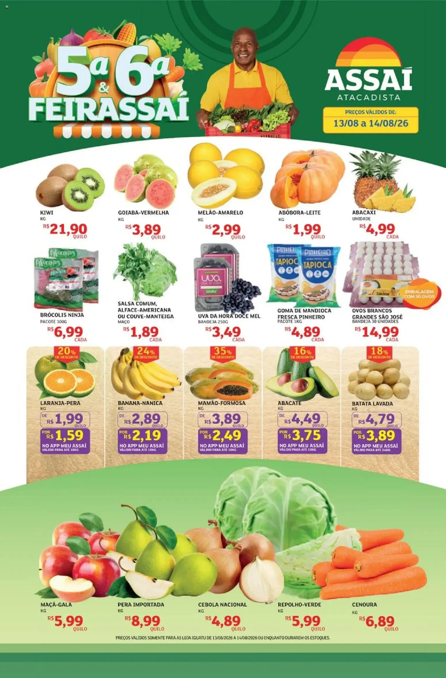 Encarte de Assaí Atacadista ofertas - CE de 13/08/2026 | Promoções Online 13 de agosto até 14 de agosto 2026 - Pagina 1