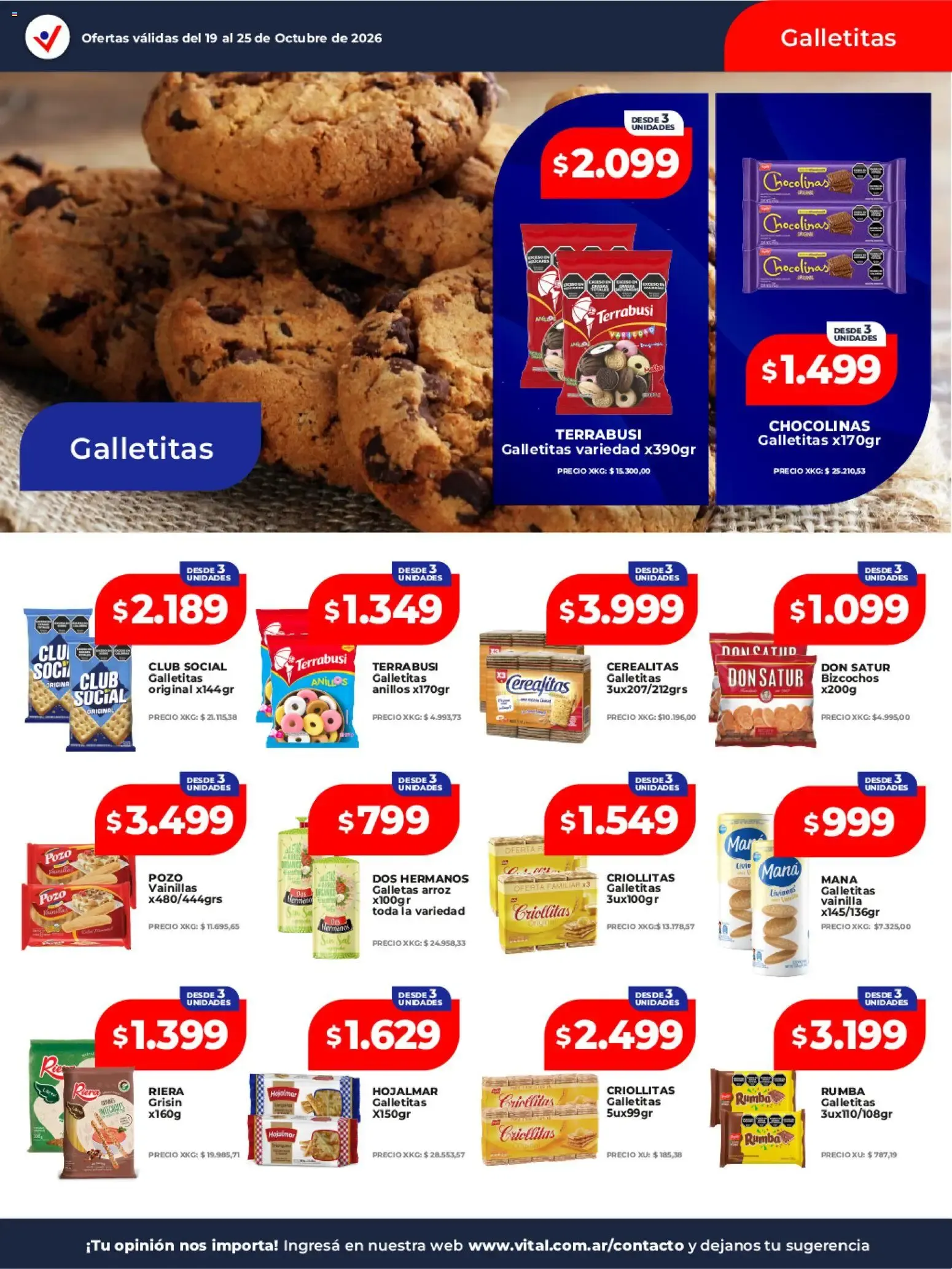 Ofertas de Vital - Ofertas || del 19/10/2026 - 25/10/2026 || Catálogo 19 de octubre al 25 de octubre 2026 - Página 26 del catálogo