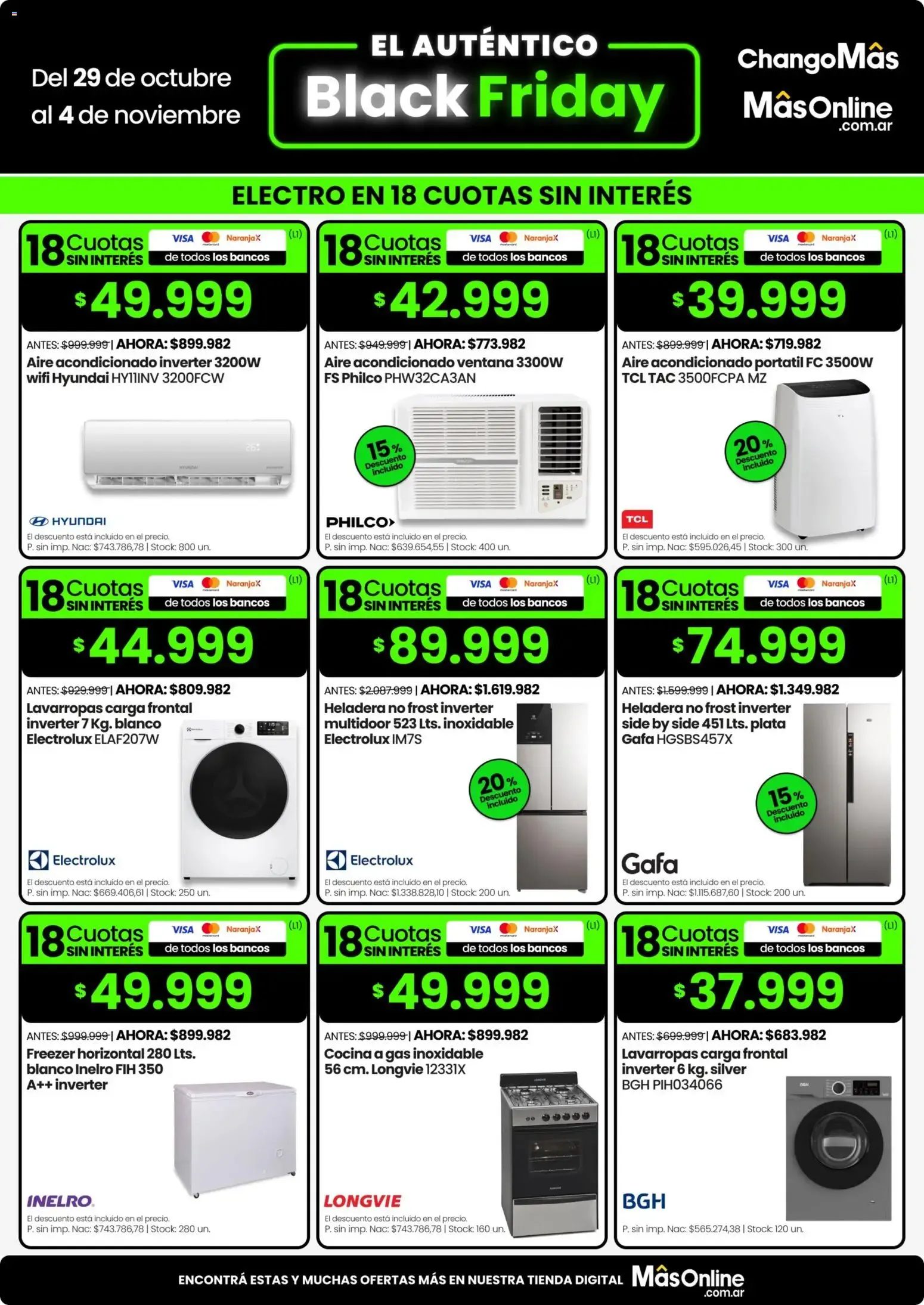 Ofertas de Changomas BLACK FRIDAY Folleto de 29/10/2026 29 de octubre al 4 de noviembre 2026 - Página 3 del catálogo
