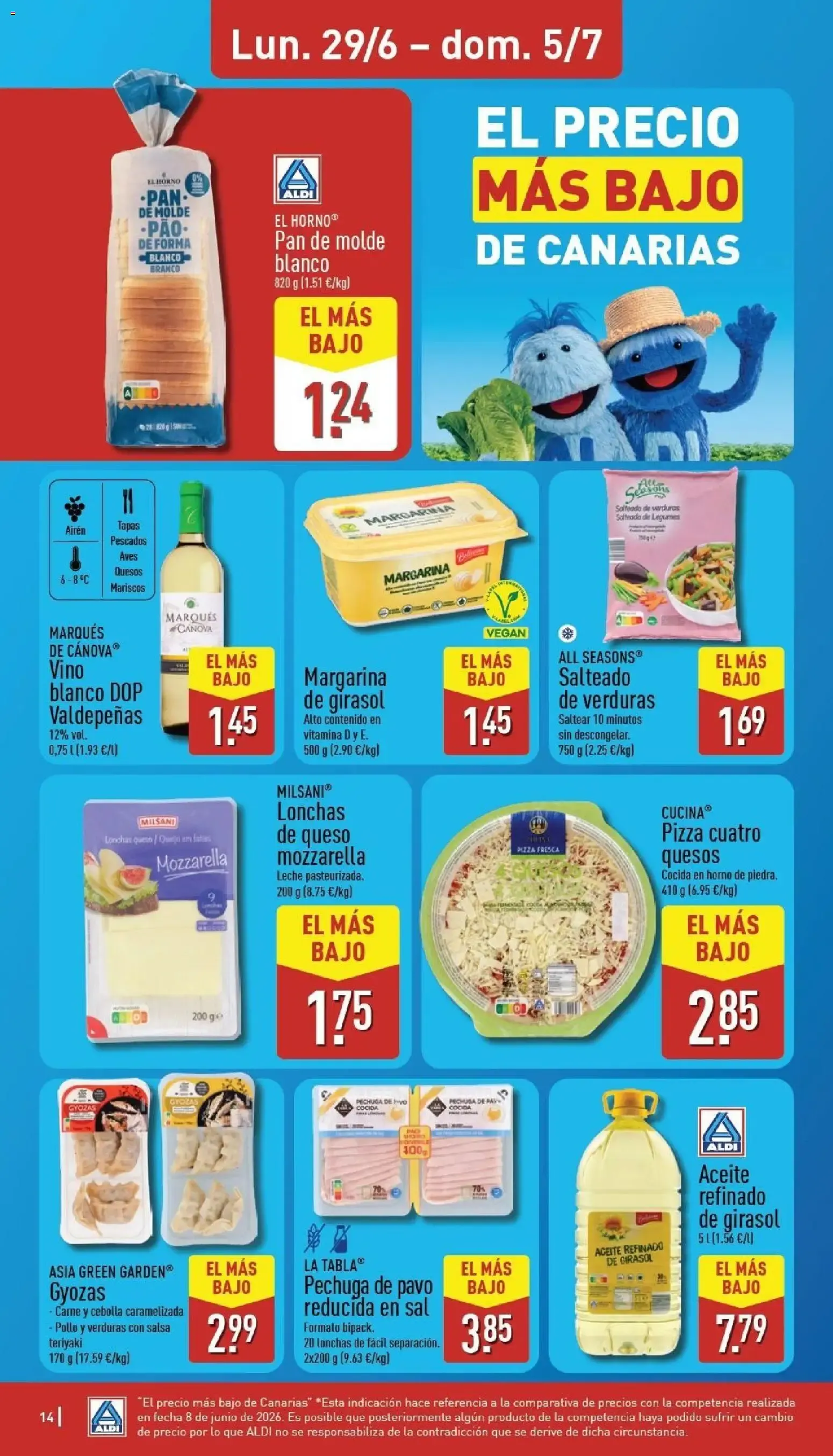 Catálogo de Aldi folleto Canarias del 29/06/2026 | Catálogo 29 de junio al 5 de julio 2026 - Página 14