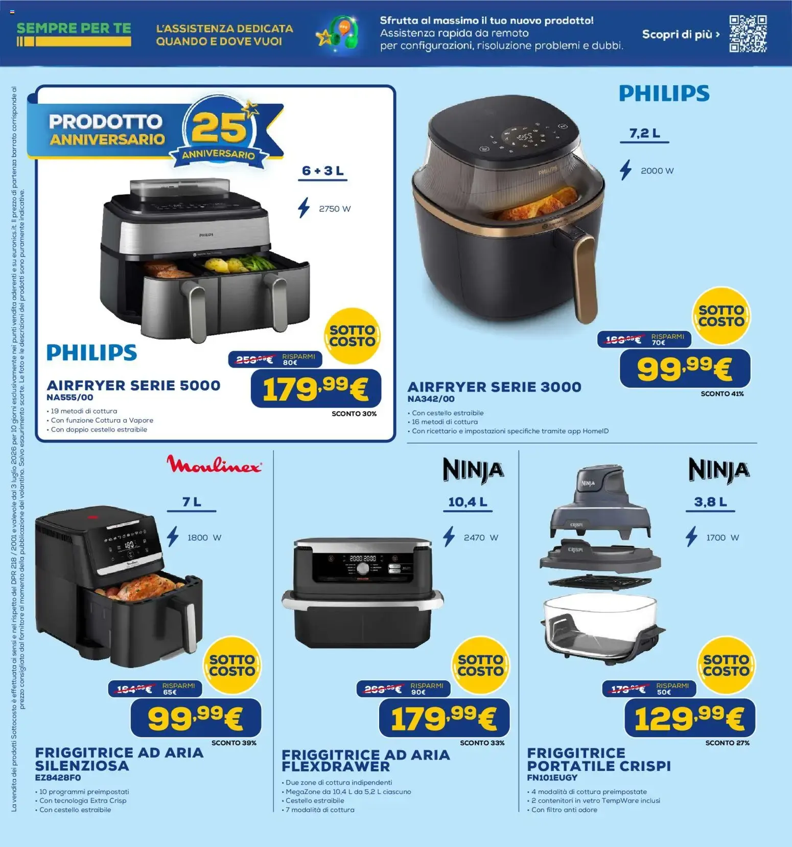Euronics SOTTO COSTO - Dal 3 al 12 Luglio da 3 luglio a 12 luglio di 2026 - Pagina del volantino 34