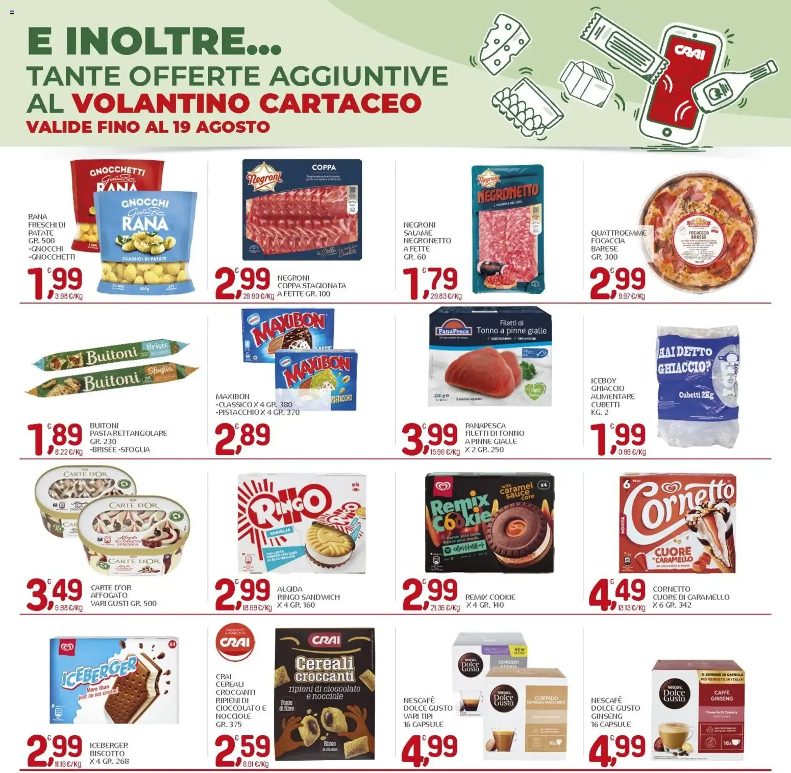 Nuovo CRAI volantino Offerte bollenti dal 06/08/2026 > offerte anteprima 🛍️ da 6 agosto a 16 agosto di 2026 - Pagina del volantino 13