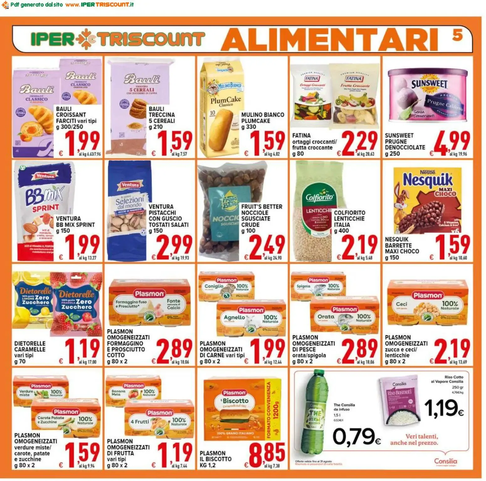 Ipertriscount volantino dal 12/08/2026 - online Offerte da 12 agosto a 20 agosto di 2026 - Pagina del volantino 5