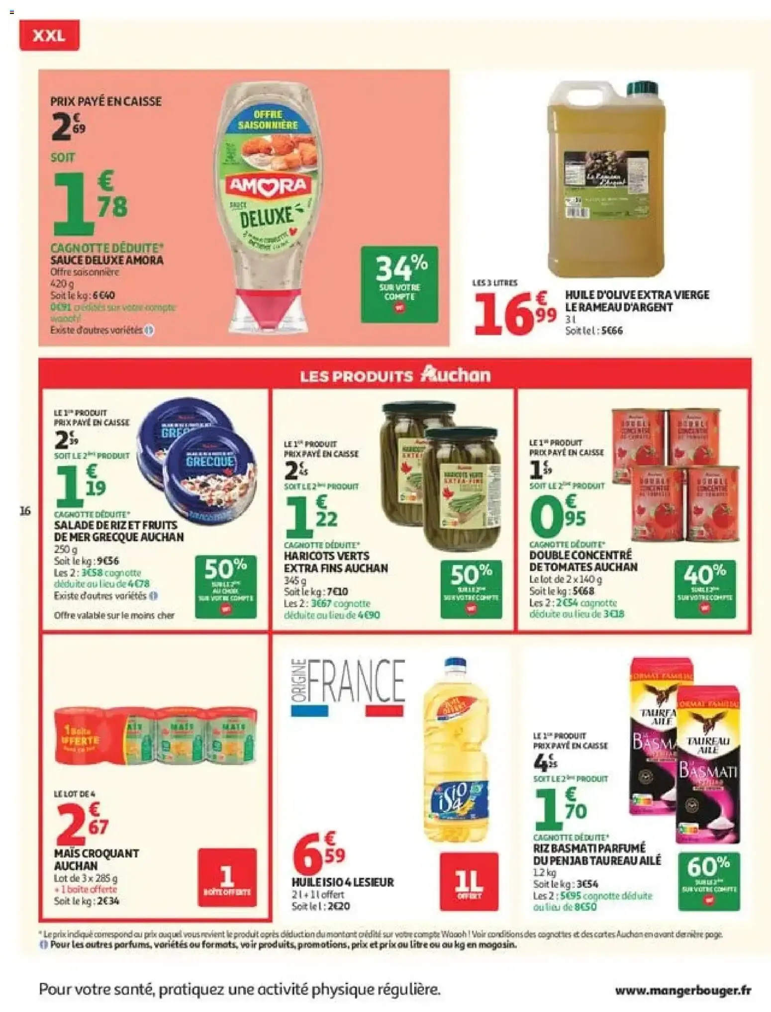 Auchan Promos XXL, rentrée à partir du 21/07/2026 - promo en ligne du 21 juillet au 2 août 2026 - Catalogue page 16