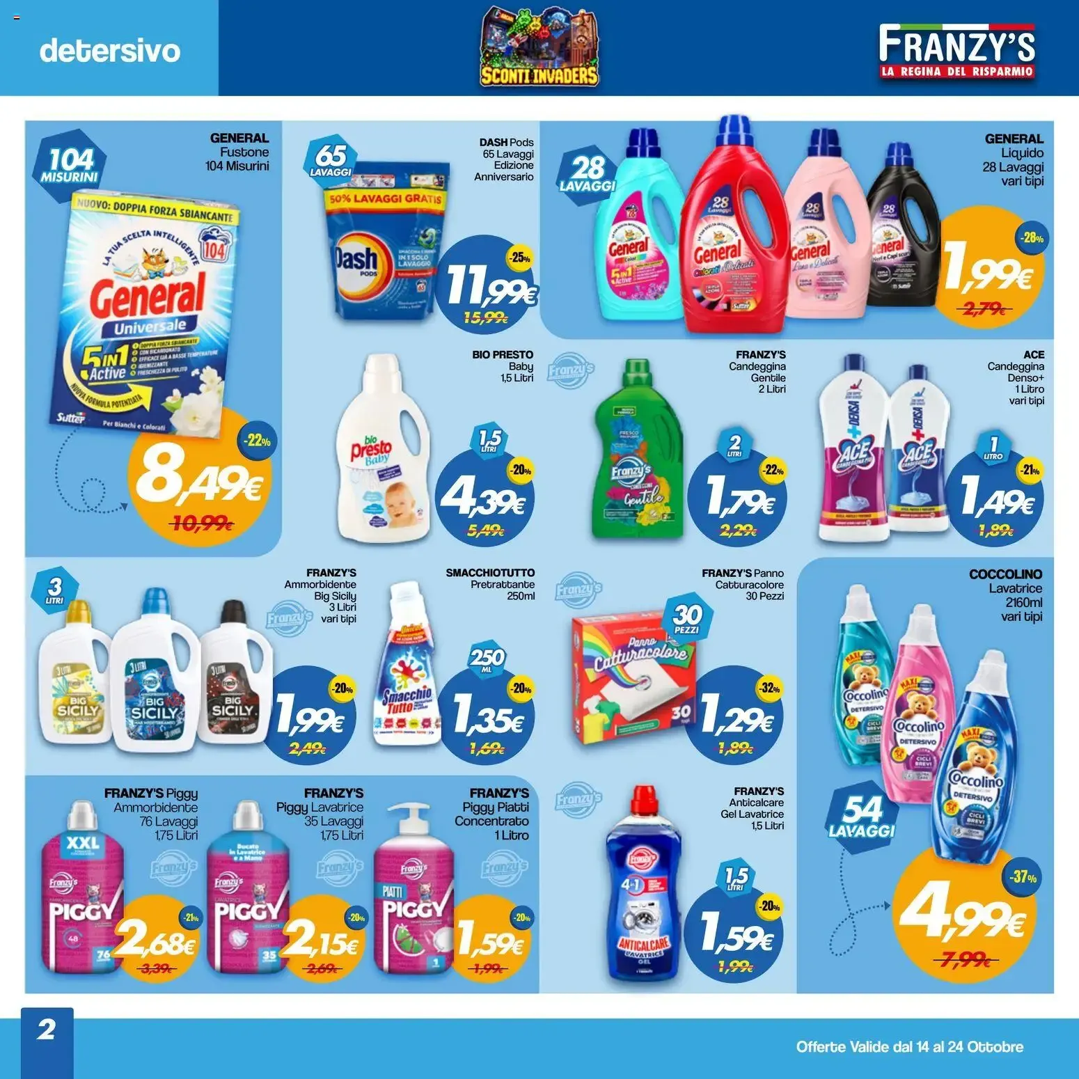 FRANZY'S LA REGINA DEL RISPARMIO da 14 ottobre a 24 ottobre di 2026 - Pagina del volantino 2