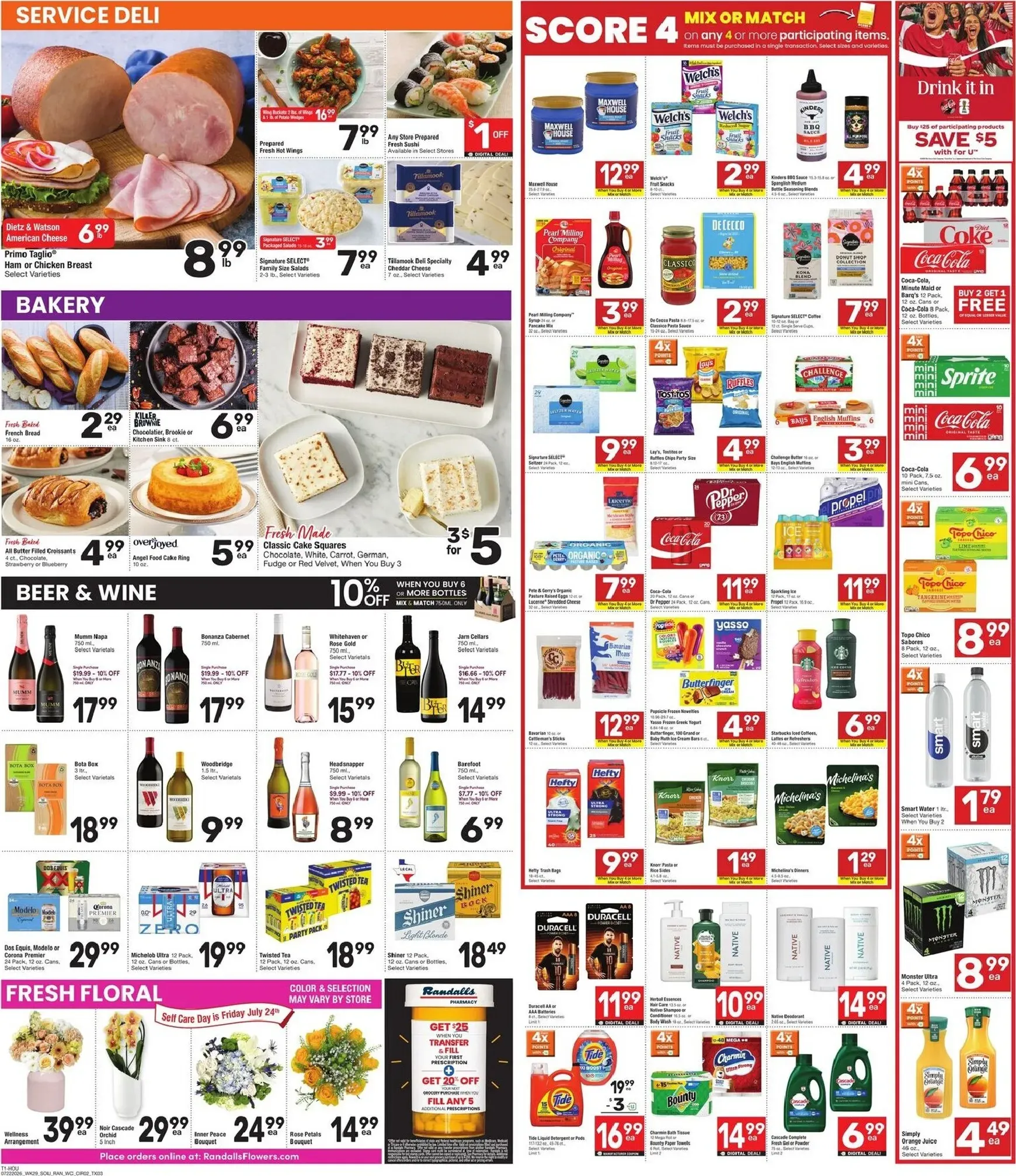 Weekly ad Current Randalls leaflet valid from Wednesday 07/22/2026 to Tuesday 07/28/2026 from July 22 to July 28 2026 - Page 3
