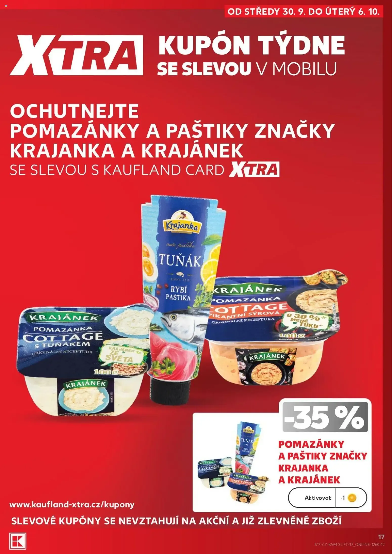 Kaufland leták od 30.09.2026 - Nový na příští týden - 30. září 6. října 2026 - Page 17