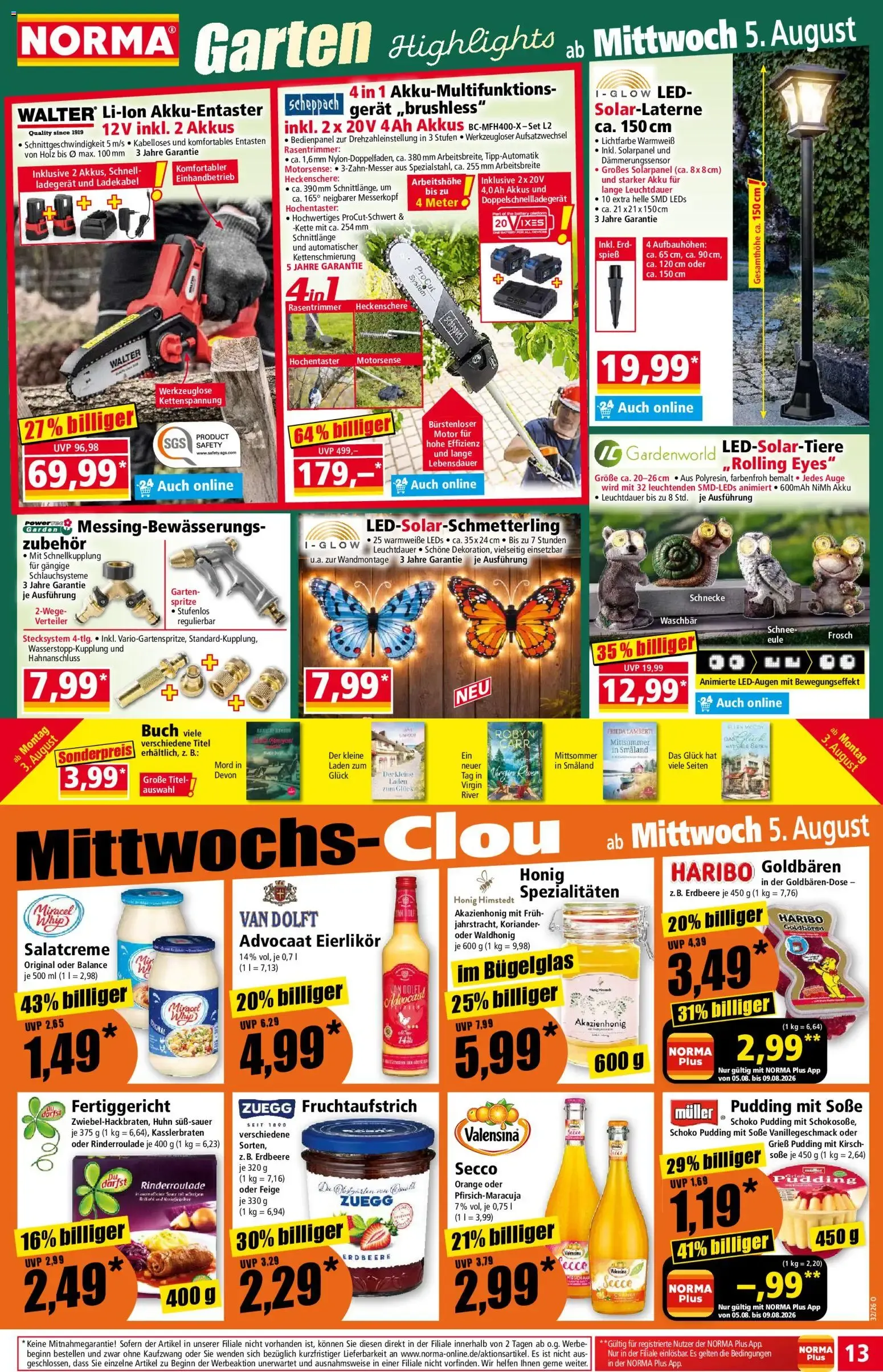 NORMA Mehr fürs Geld. Coole SOMMERBASICS von 3. August bis 9. August 2026 - Prospekt seite 13