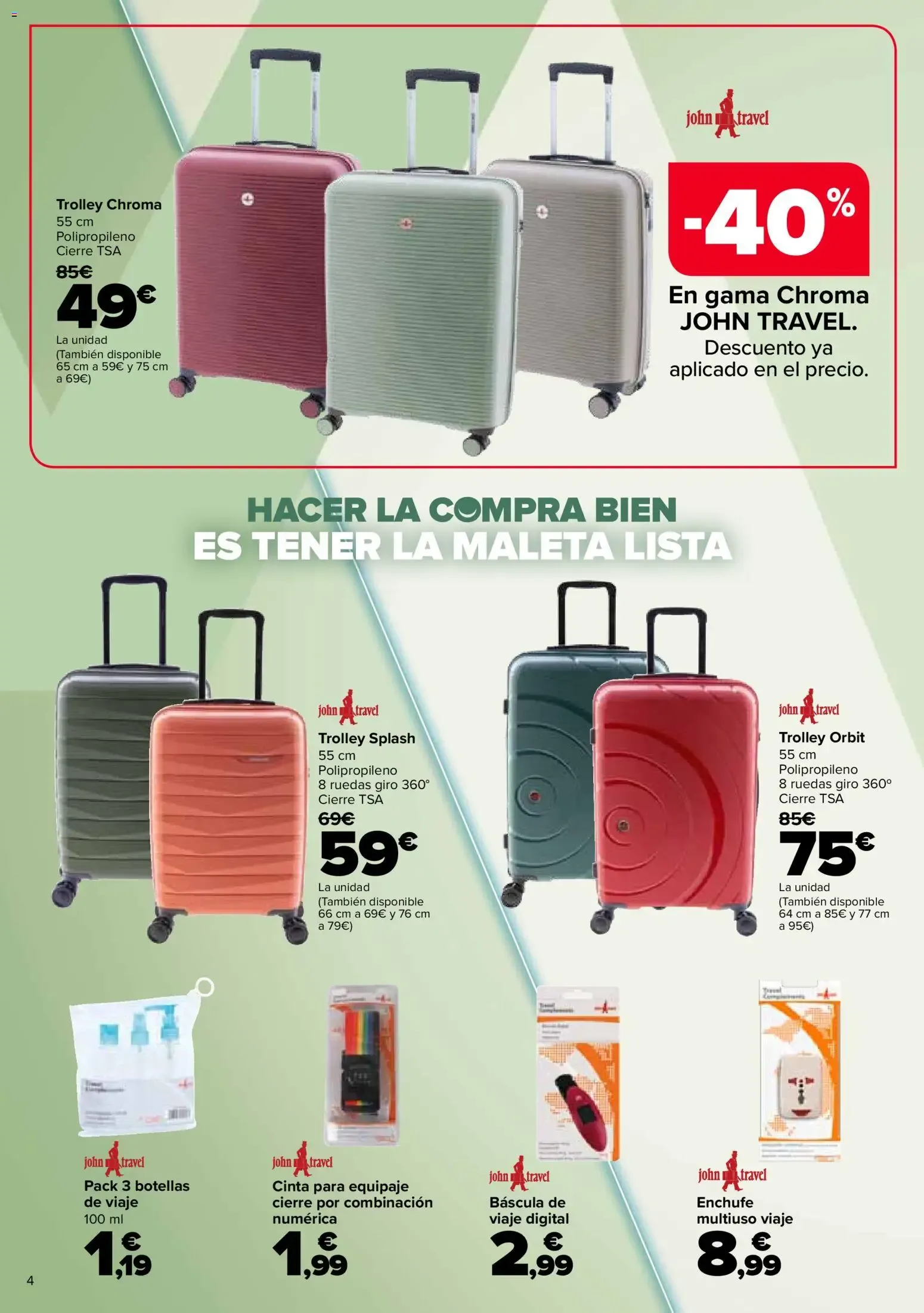 Catálogo de Carrefour Vacaciones del 22/06/2026 | Catálogo 22 de junio al 20 de julio 2026 - Página 4