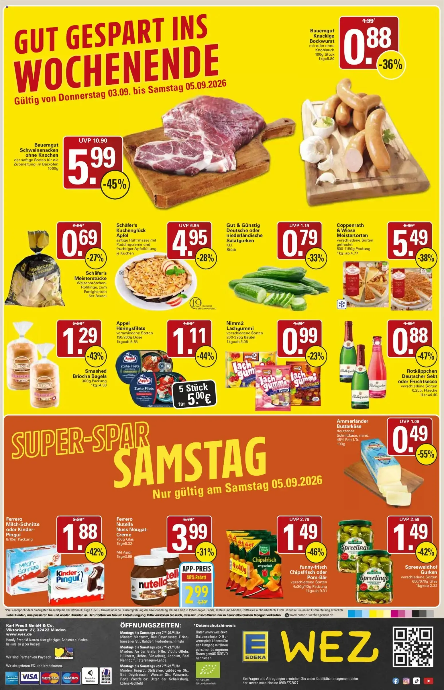WEZ Prospekt (ab 31.08.2026) zum Blättern von 31. August bis 5. September 2026 - Prospekt seite 16
