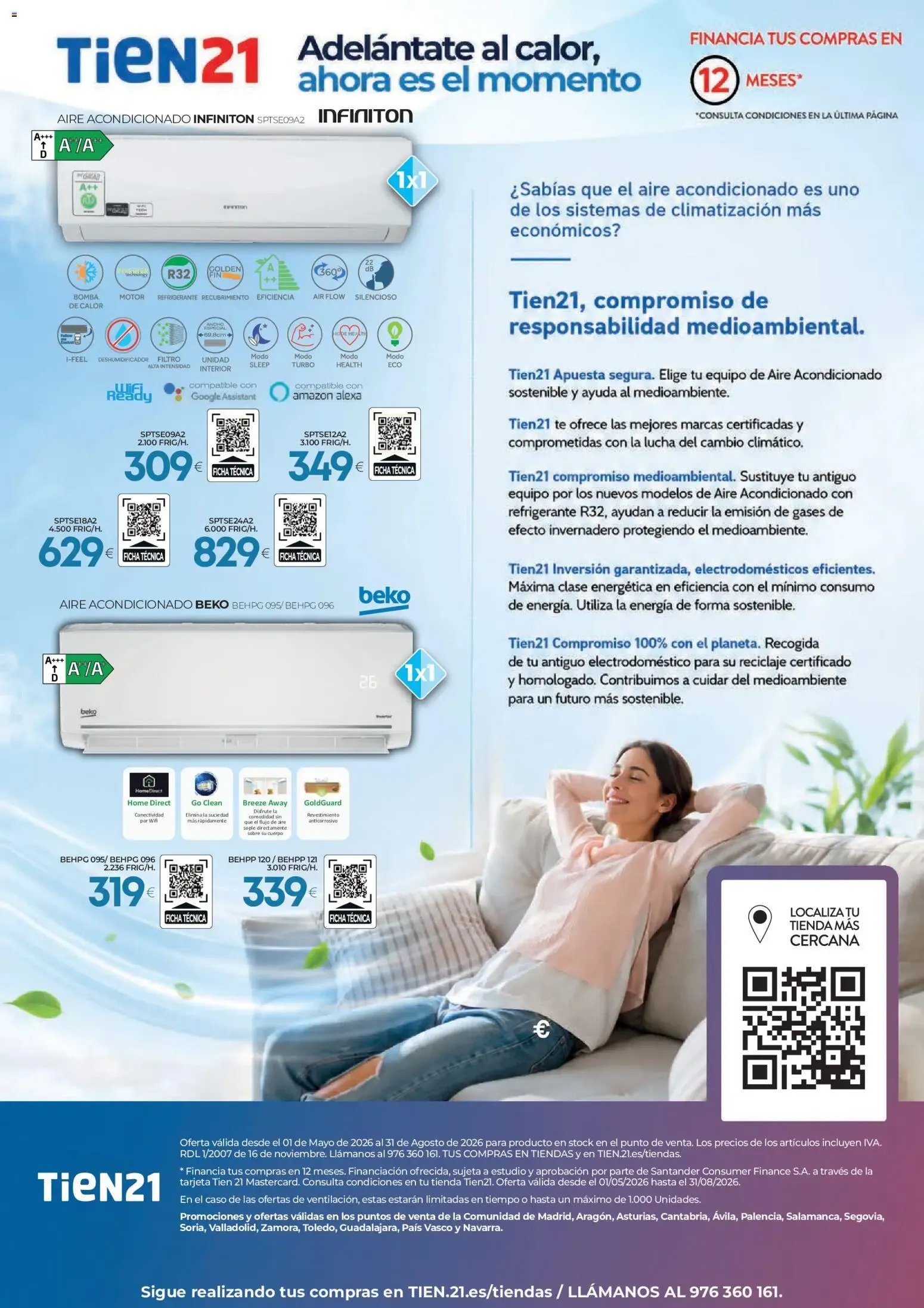 Catálogo de Tien 21 - Adelántate al calor, ahora es el momento (Aire Acondicionado Whirlpool) 13 de abril al 31 de julio 2026 - Página 16