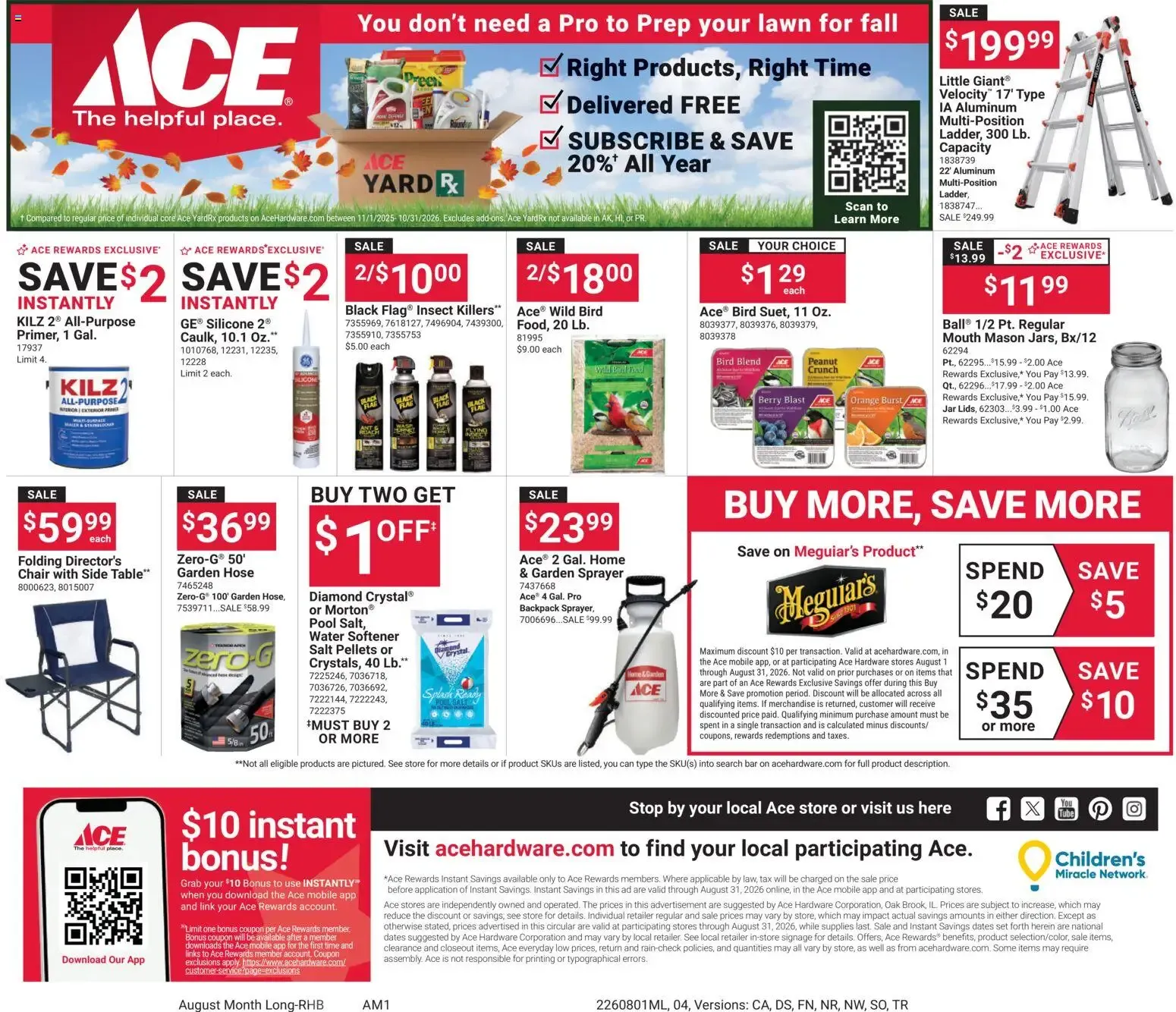 Weekly ad ACE Red Hot Buys August 1-31 from August 1 to August 31 2026 - Page 4