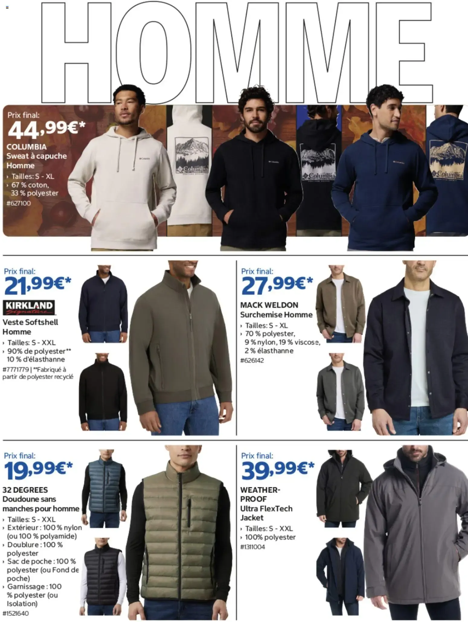 Costco Mode automne : femmes, hommes et enfants à partir du 14/09/2026 - promo en ligne du 14 septembre au 27 septembre 2026 - Catalogue page 4