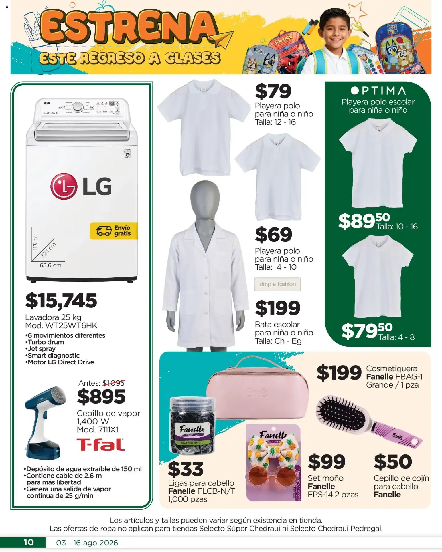 Catálogo de Chedraui folleto Por Ti ofertones del verano (03/08/2026 - 16/08/2026) - catálogo en línea 3 de agosto al 16 de agosto 2026 - Pagina 10