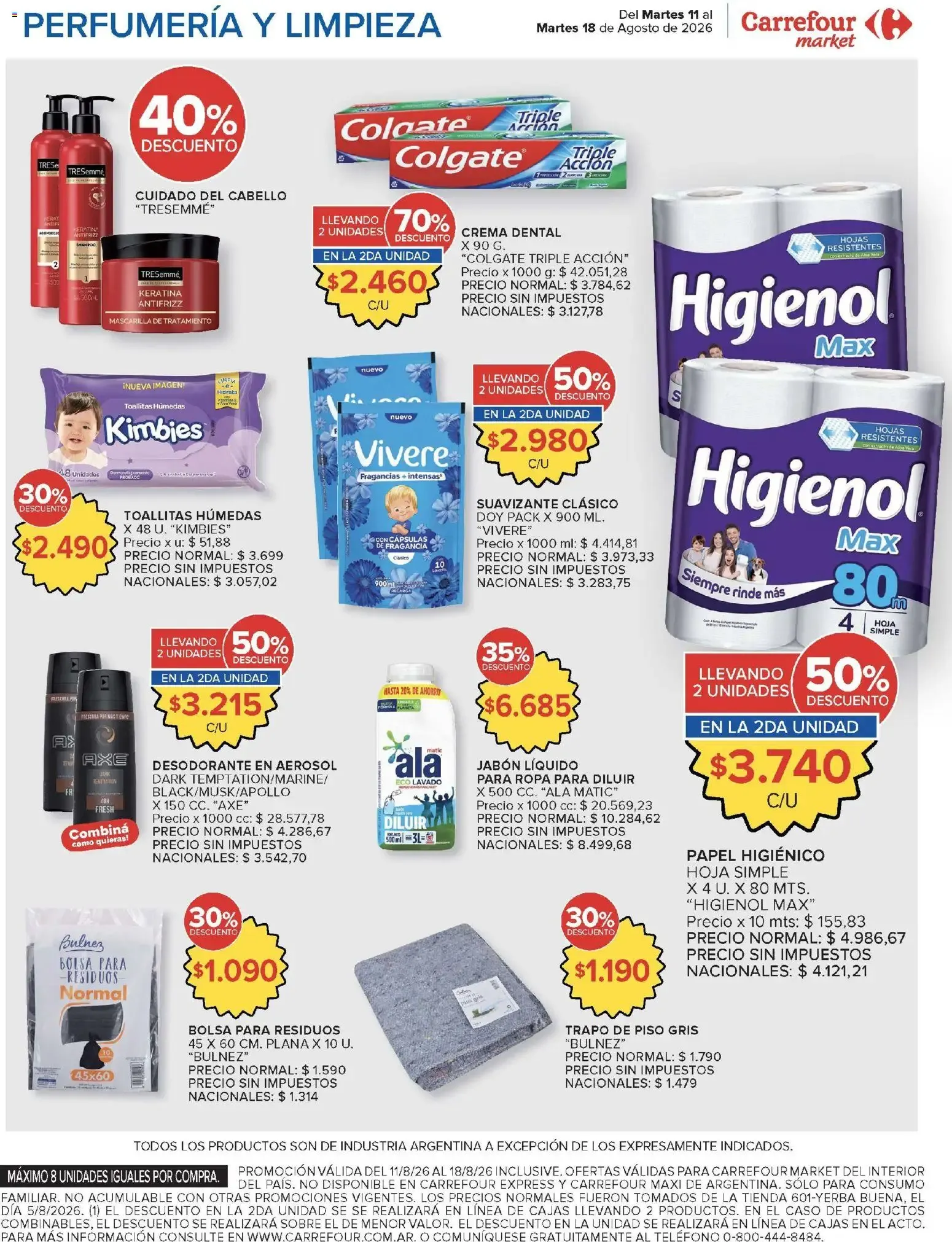 Ofertas de Carrefour ofertas || del 11/08/2026 - 18/08/2026 || Promociones 11 de agosto al 18 de agosto 2026 - Página 48 del catálogo
