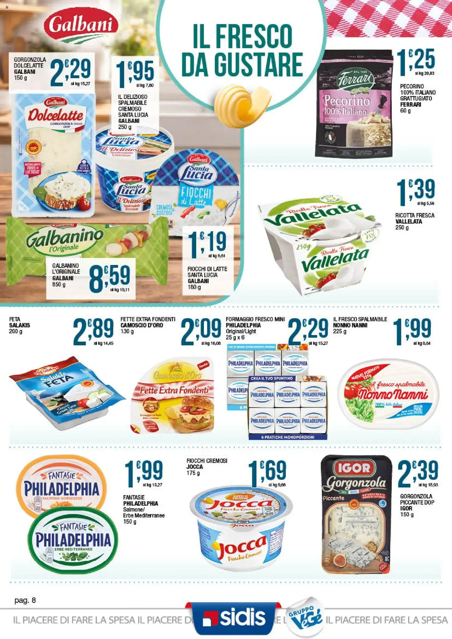 Sidis volantino dal 10/08/2026 - online Offerte da 10 agosto a 22 agosto di 2026 - Pagina del volantino 8