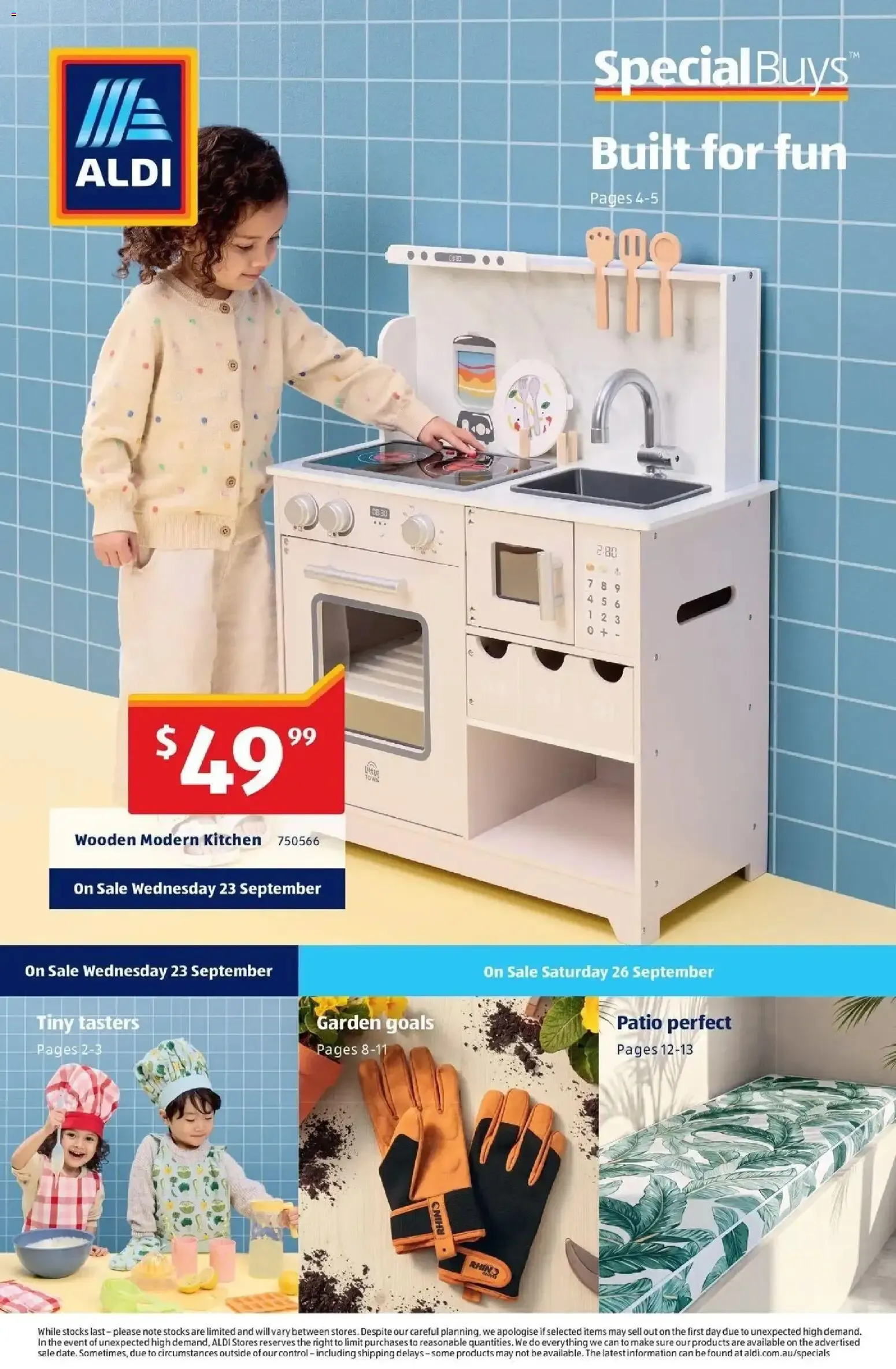 Aldi Special Buys Built for Fun Catalogue