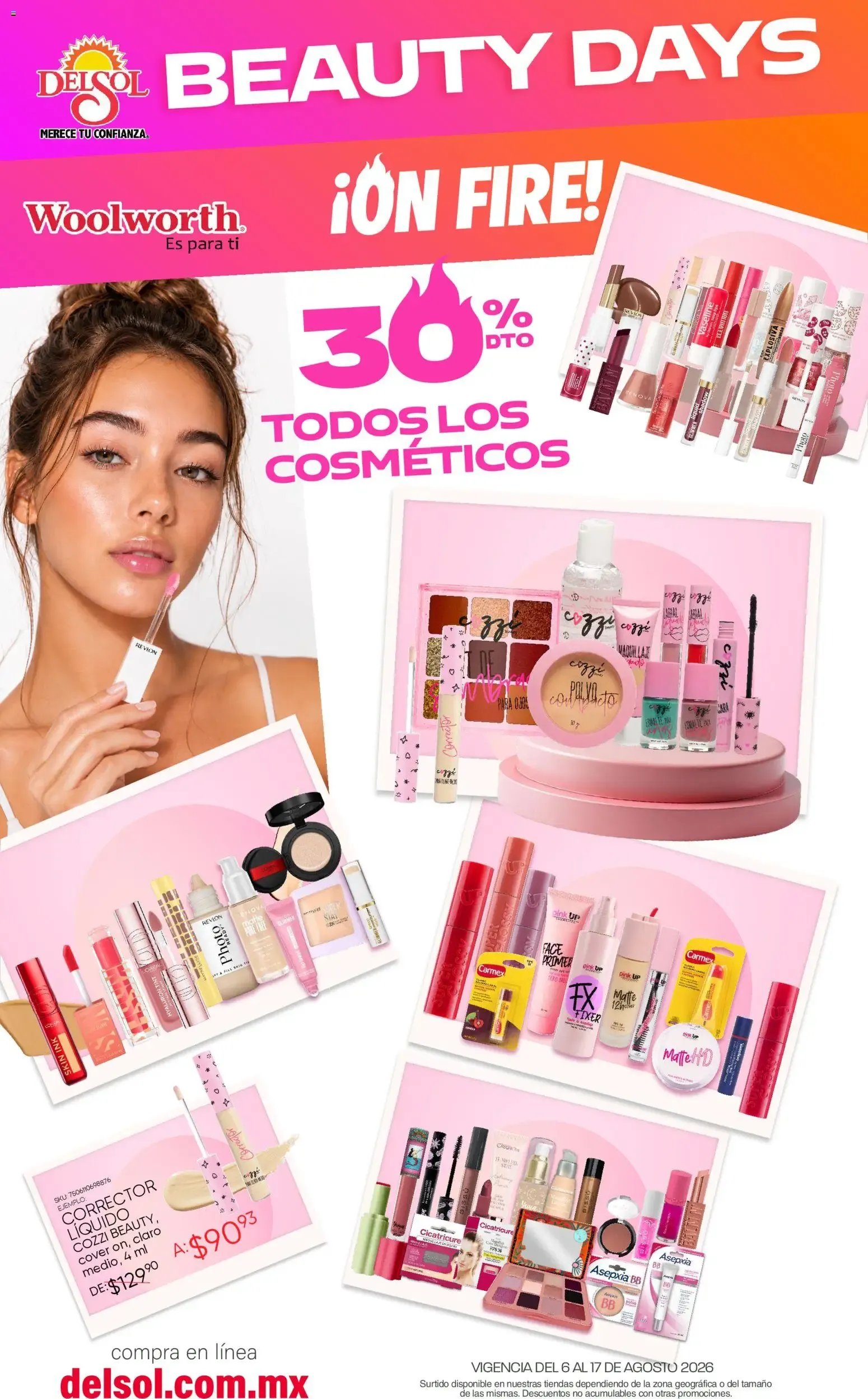 Catálogo de Del Sol y Woolworth katalog Beauty Days On Fire (06/08/2026 - 17/08/2026) - catálogo en línea 6 de agosto al 17 de agosto 2026 - Pagina 2