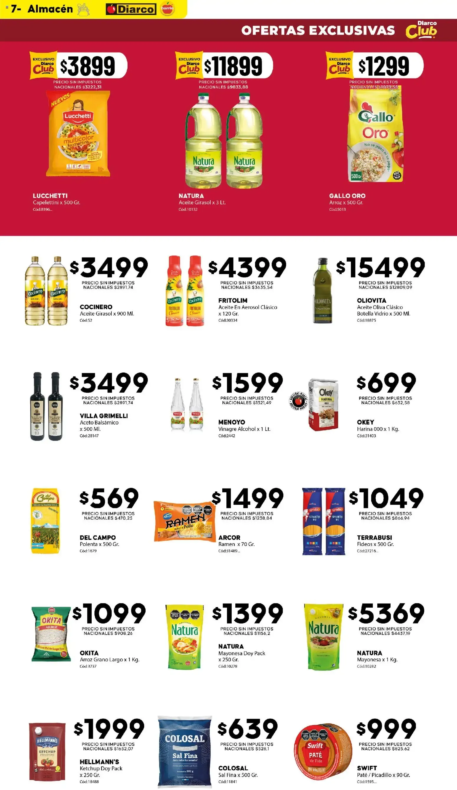 Ofertas de Diarco - Ofertas Diarco Barrio del 24/08 - 28/08 24 de agosto al 28 de agosto 2026 - Página 7 del catálogo