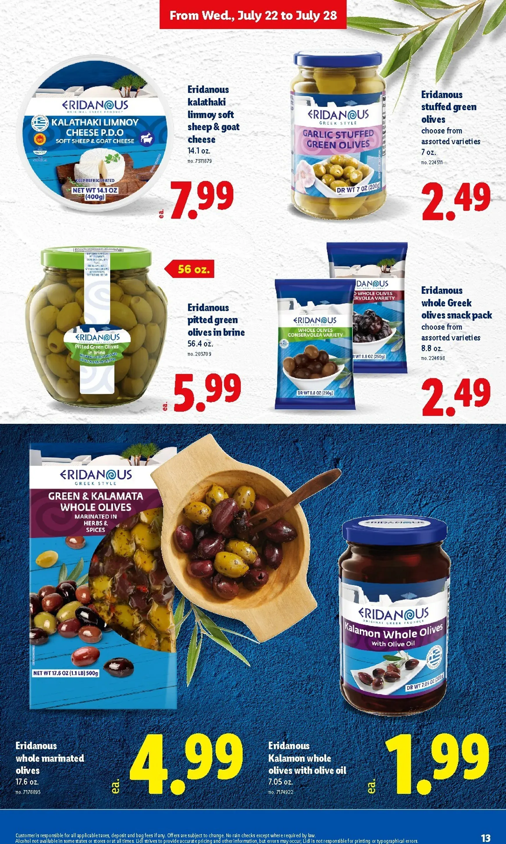 Weekly ad Lidl Weekly Deals Flyer from July 22 to July 28 2026 - Page 13