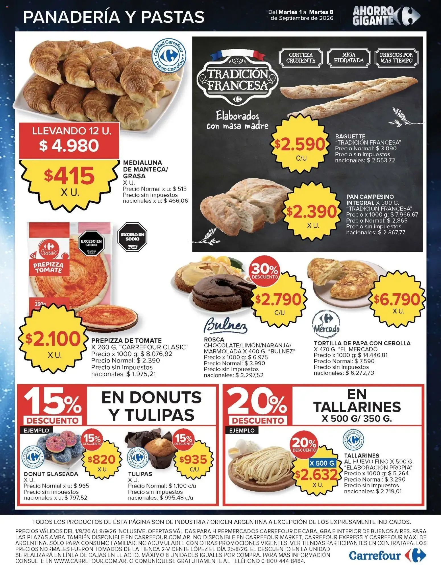 Ofertas de AHORRO GIGANTE 1 de septiembre al 8 de septiembre 2026 - Página 11 del catálogo