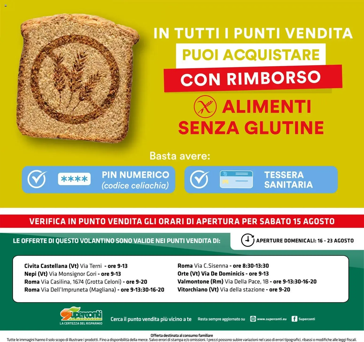 Superconti volantino dal 13/08/2026 - online Offerte da 13 agosto a 26 agosto di 2026 - Pagina del volantino 20