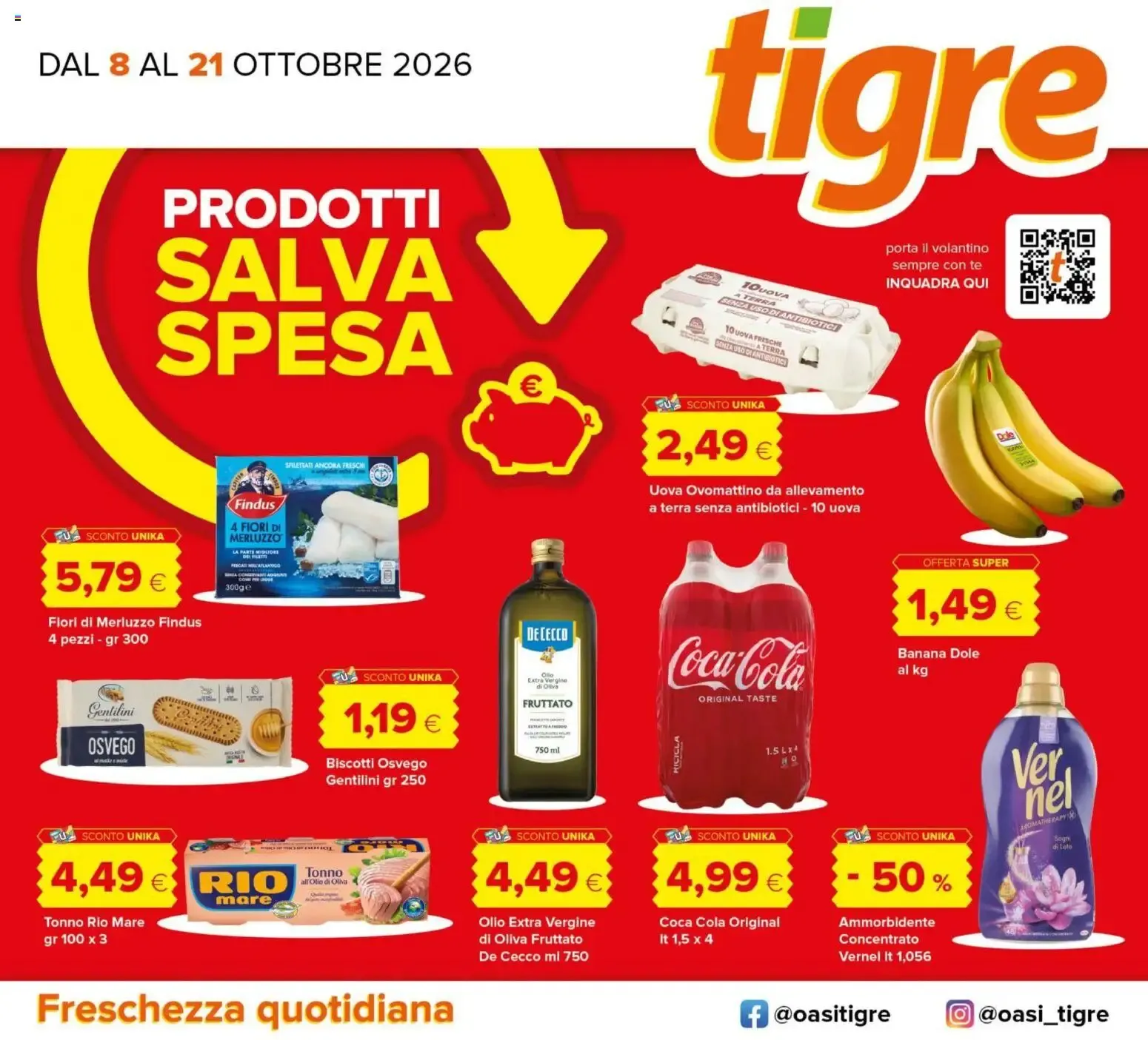 Nuovo Tigre volantino dal 08/10/2026 > offerte anteprima 🛍️ da 8 ottobre a 21 ottobre di 2026 - Pagina del volantino 1