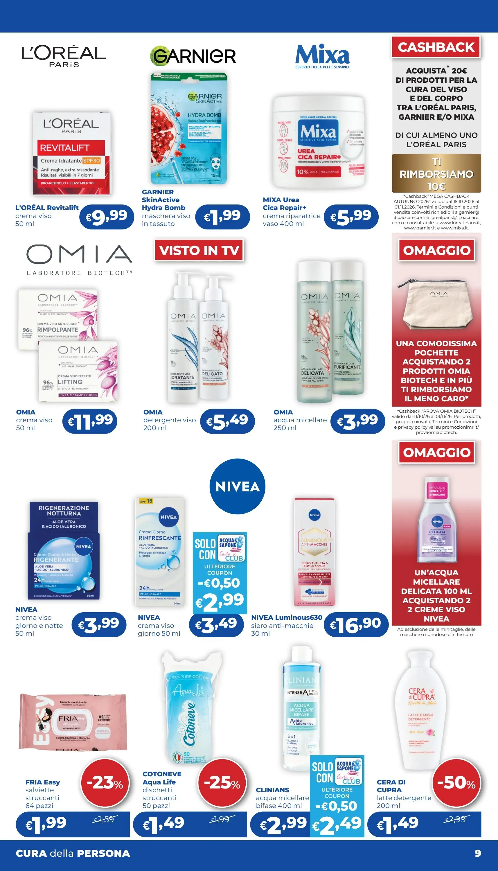 Volantino attuale di Acqua e Sapone - Ritorno al divertimento valido dal giovedì 15/10/2026 al domenica 01/11/2026 da 24 settembre a 1 novembre di 2026 - Pagina del volantino 9