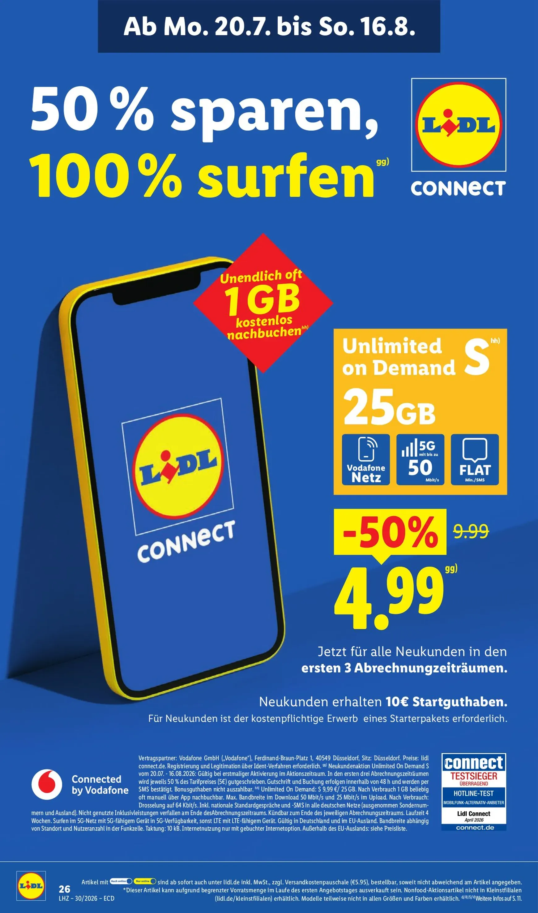 Lidl Prospekt nächste Woche – von Montag 20.07.2026 bis Samstag 25.07.2026 von 20. Juli bis 25. Juli 2026 - Prospekt seite 31