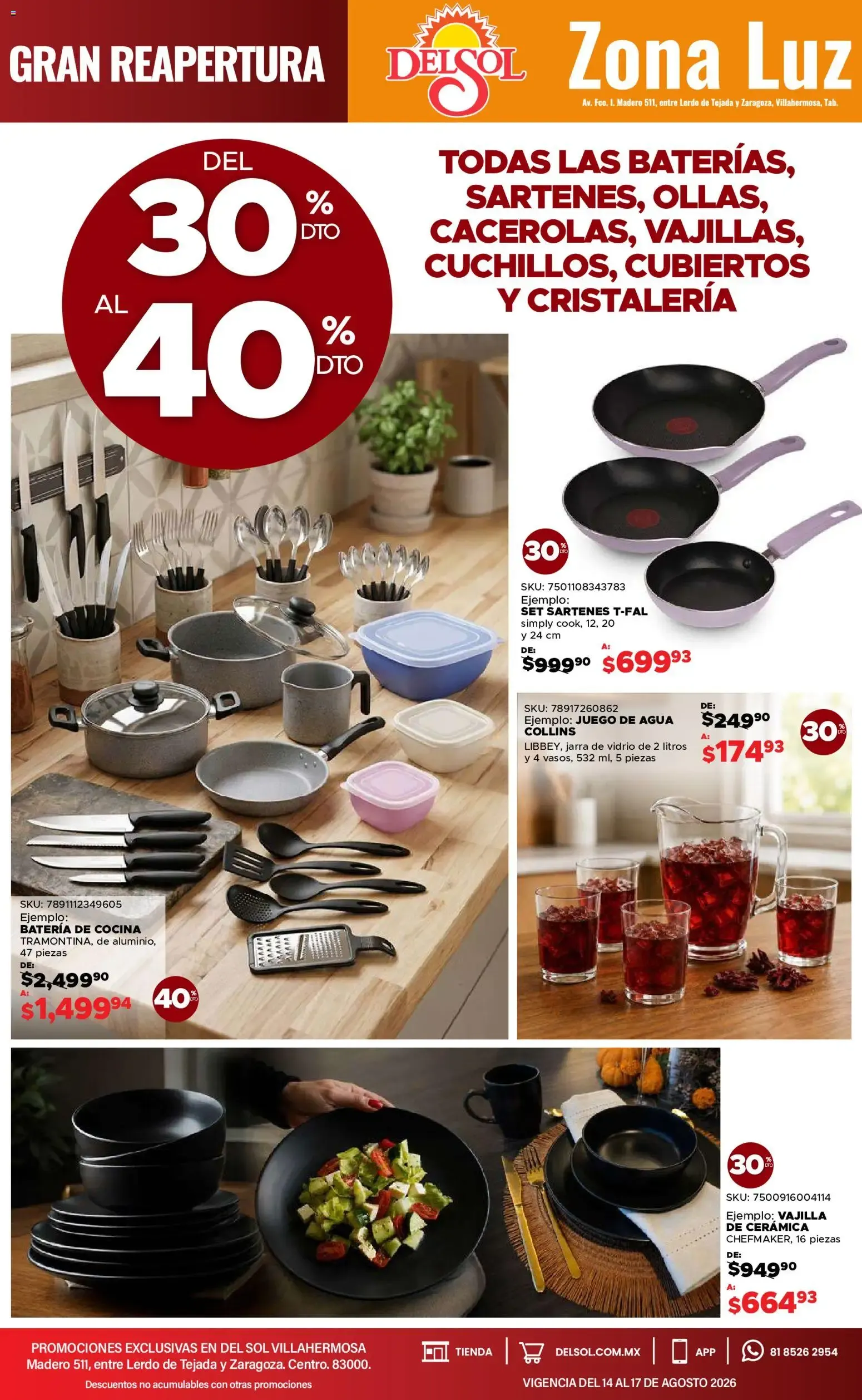 Catálogo de Del Sol Gran Reapertura y 4 Días de Grandes Promociones 14 de agosto al 17 de agosto 2026 - Pagina 17