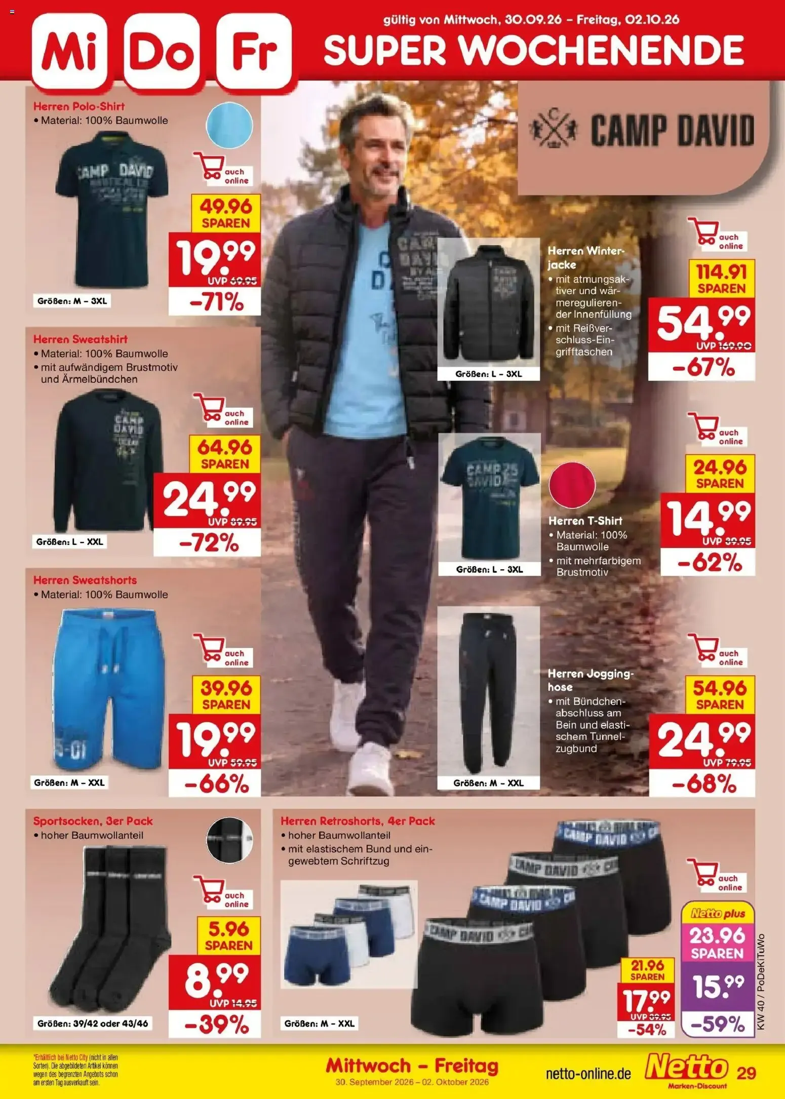 Netto Marken-Discount Prospekt (ab 28.09.2026) » Angebote von 28. September bis 2. Oktober 2026 - Prospekt seite 40
