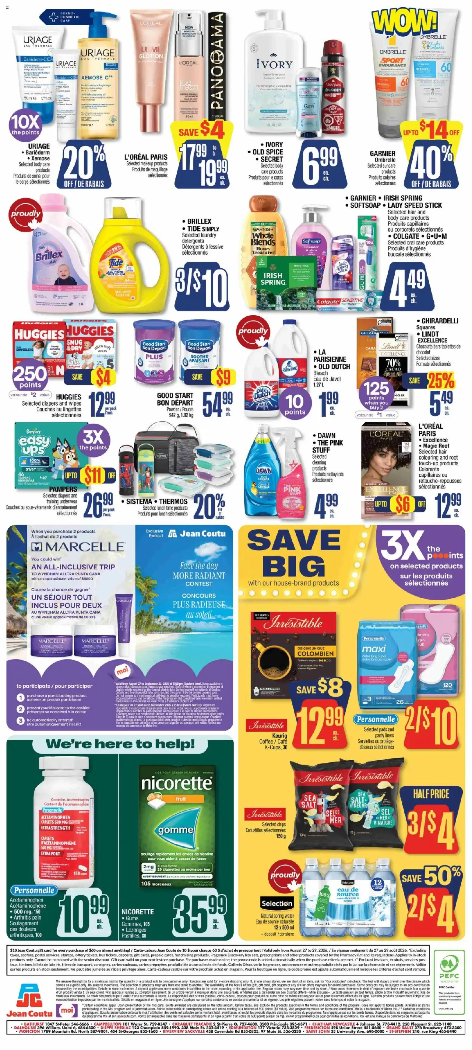 Jean Coutu weekly flyer from Aug 27, 2026 > weekly specials & deals from August 27 to September 2 2026 - flyer page 2