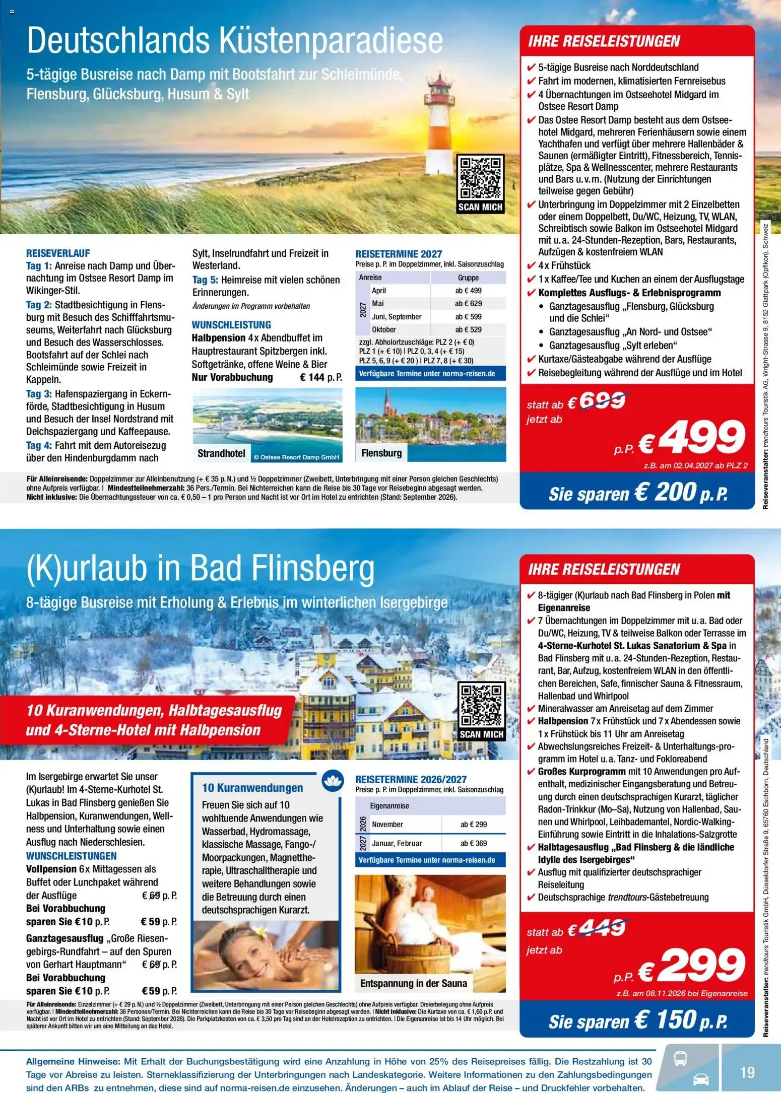 Norma Reisen (ab 01.09.2026) zum blättern » Angebote von 1. September bis 30. September 2026 - Prospekt seite 19