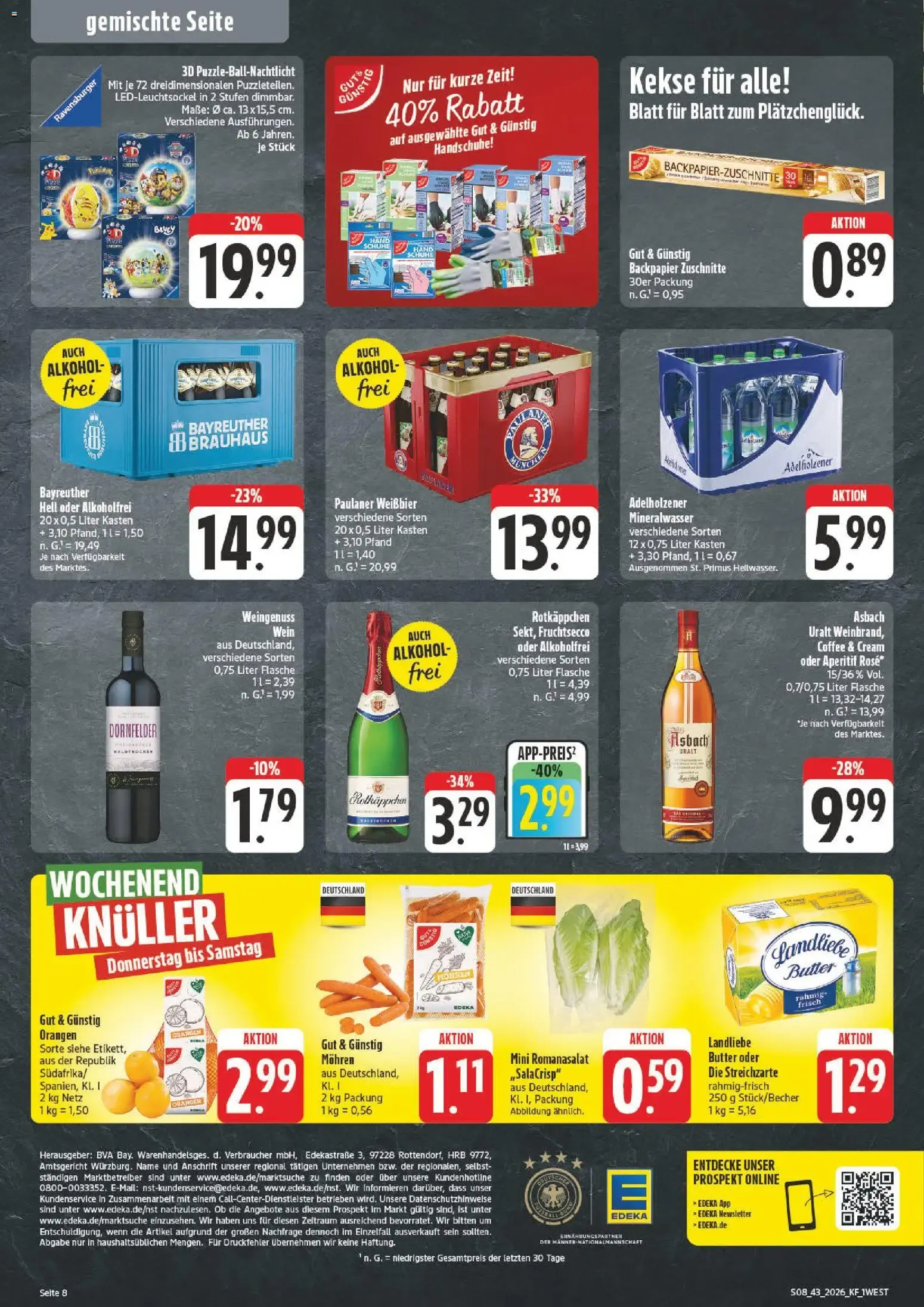 nah & gut Prospekt (ab 19.10.2026) zum Blättern von 19. Oktober bis 24. Oktober 2026 - Prospekt seite 8