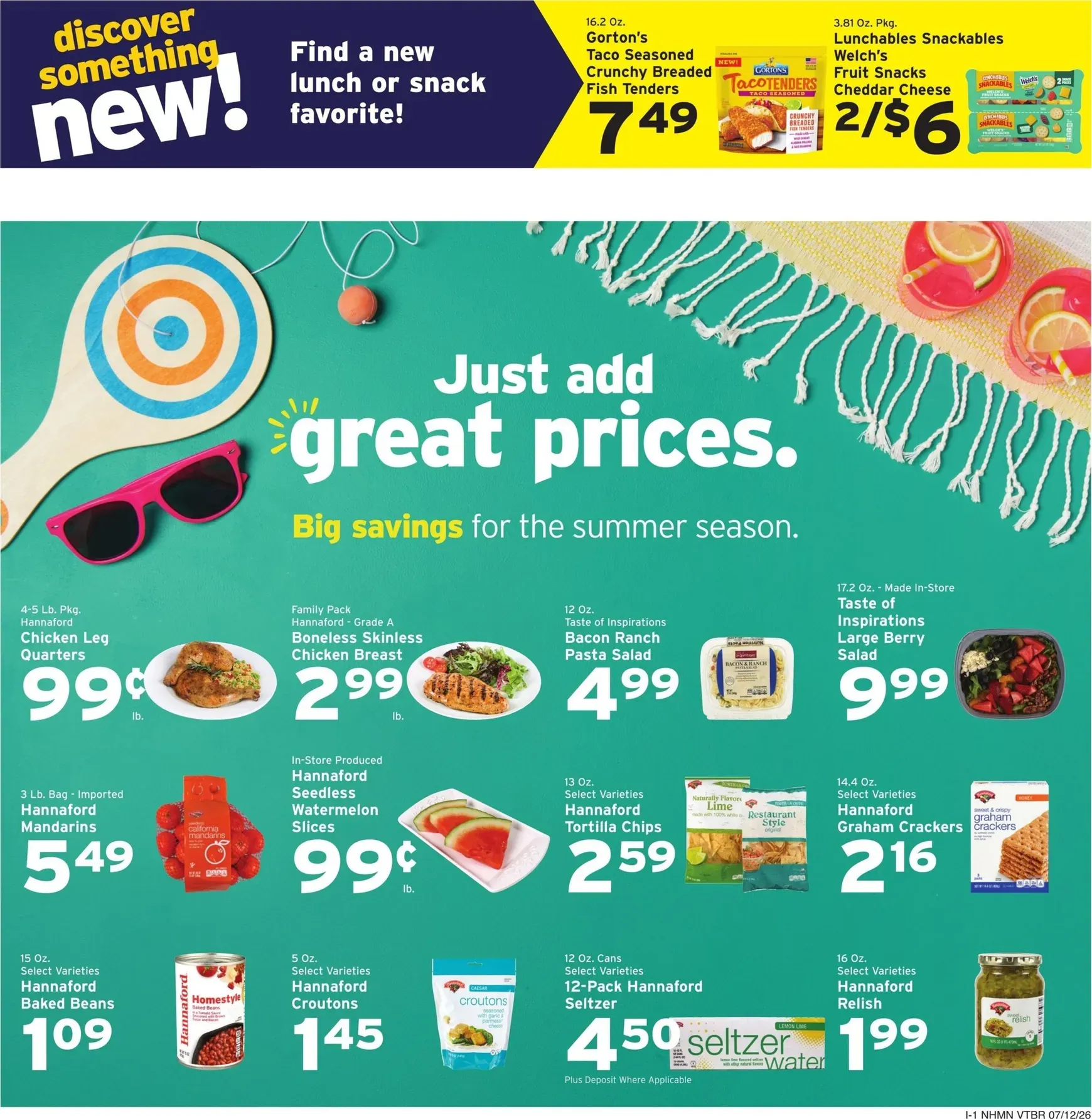 Weekly ad Current Hannaford leaflet valid from Sunday 07/12/2026 to Saturday 07/18/2026 from July 12 to July 18 2026 - Page 9