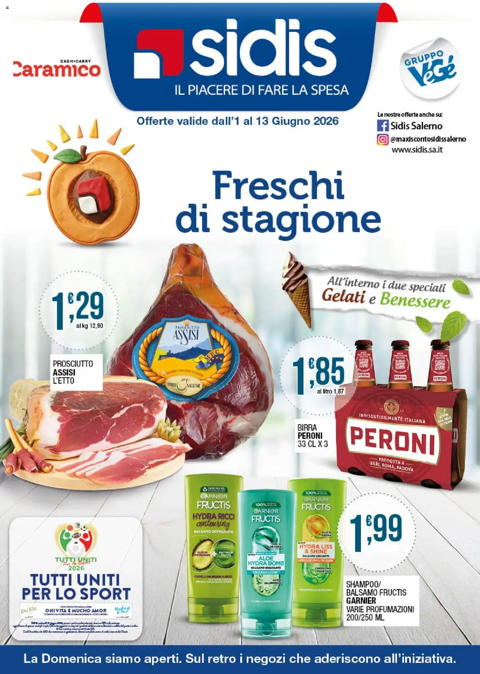 Freschi di stagione da 1 giugno a 13 giugno di 2026 - Pagina del volantino 1