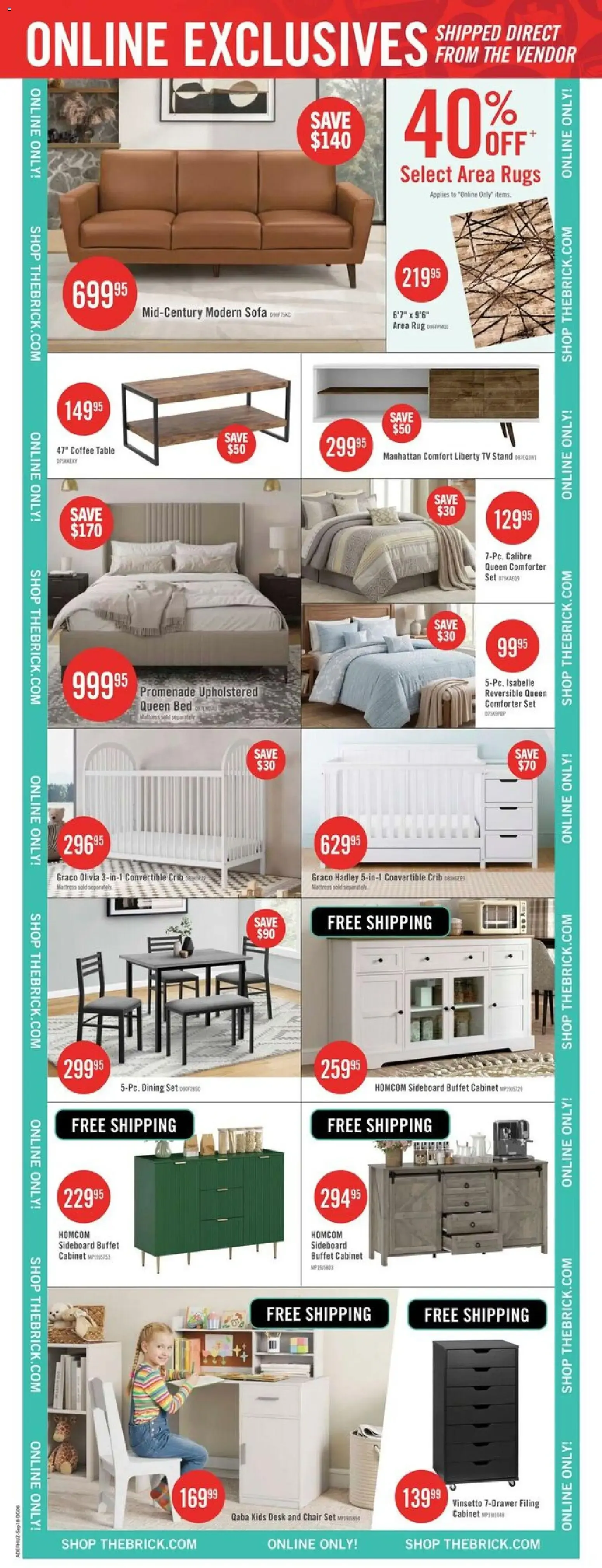 The Brick - Tent Sale Specials: Saving You More from September 18 to September 24 2026 - flyer page 20