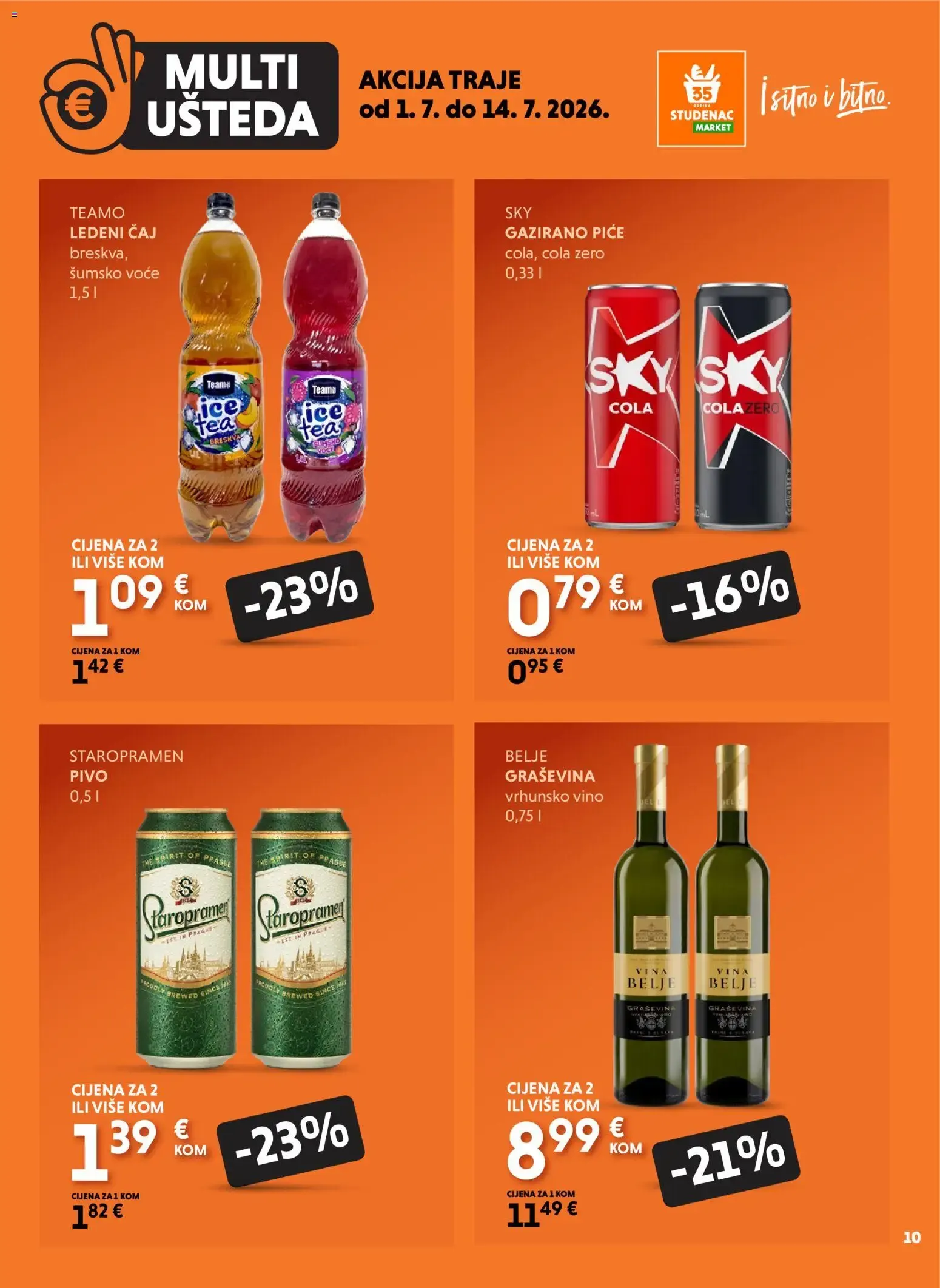 Katalog Multi Ušteda od 1. srpnja do 14. srpnja 2026. - Pregled Stranica 9
