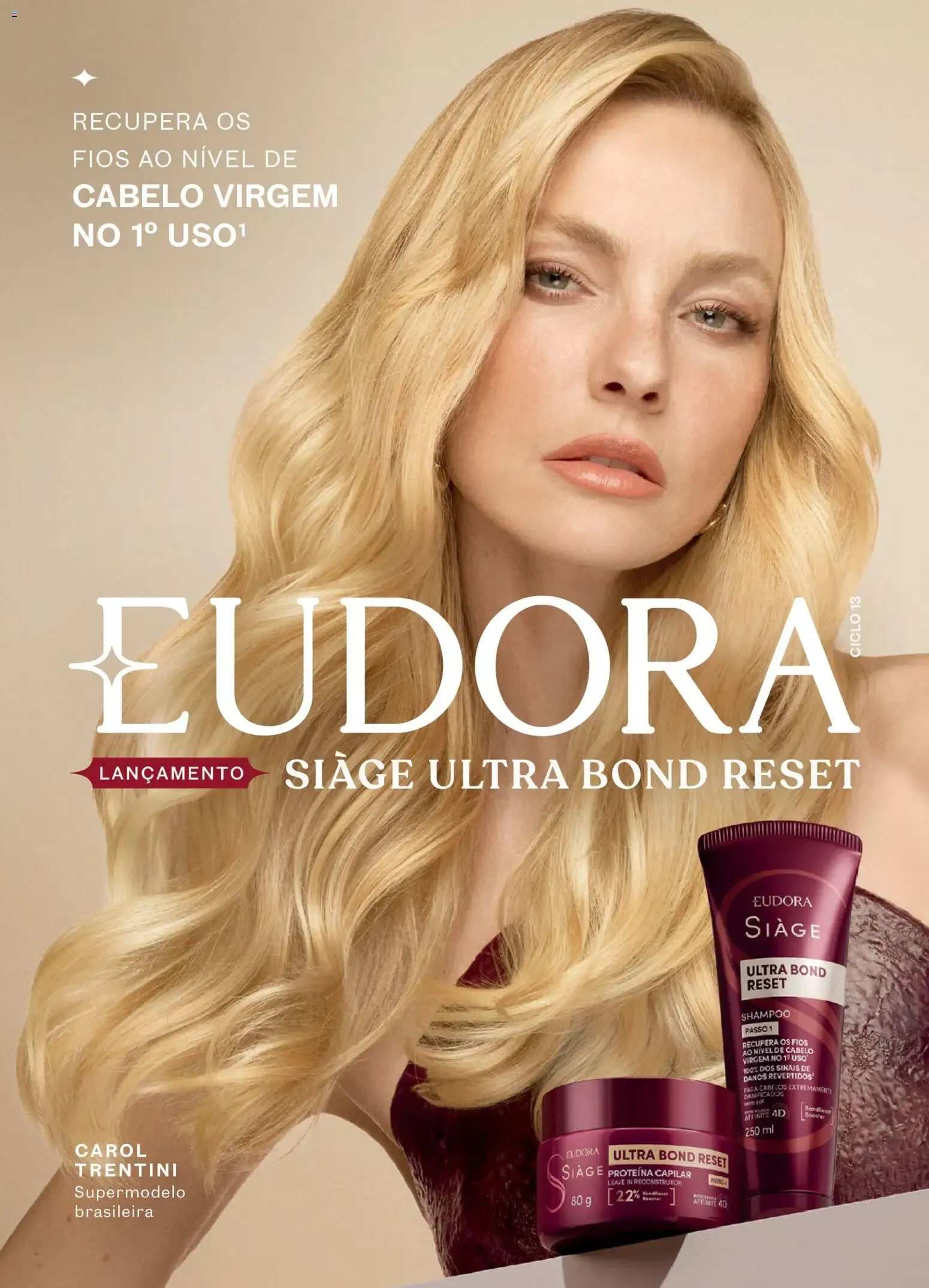Encarte de Eudora Siàge Ultra Bond Reset (Ciclo 13) 26 de agosto até 15 de setembro 2026 - Pagina 1