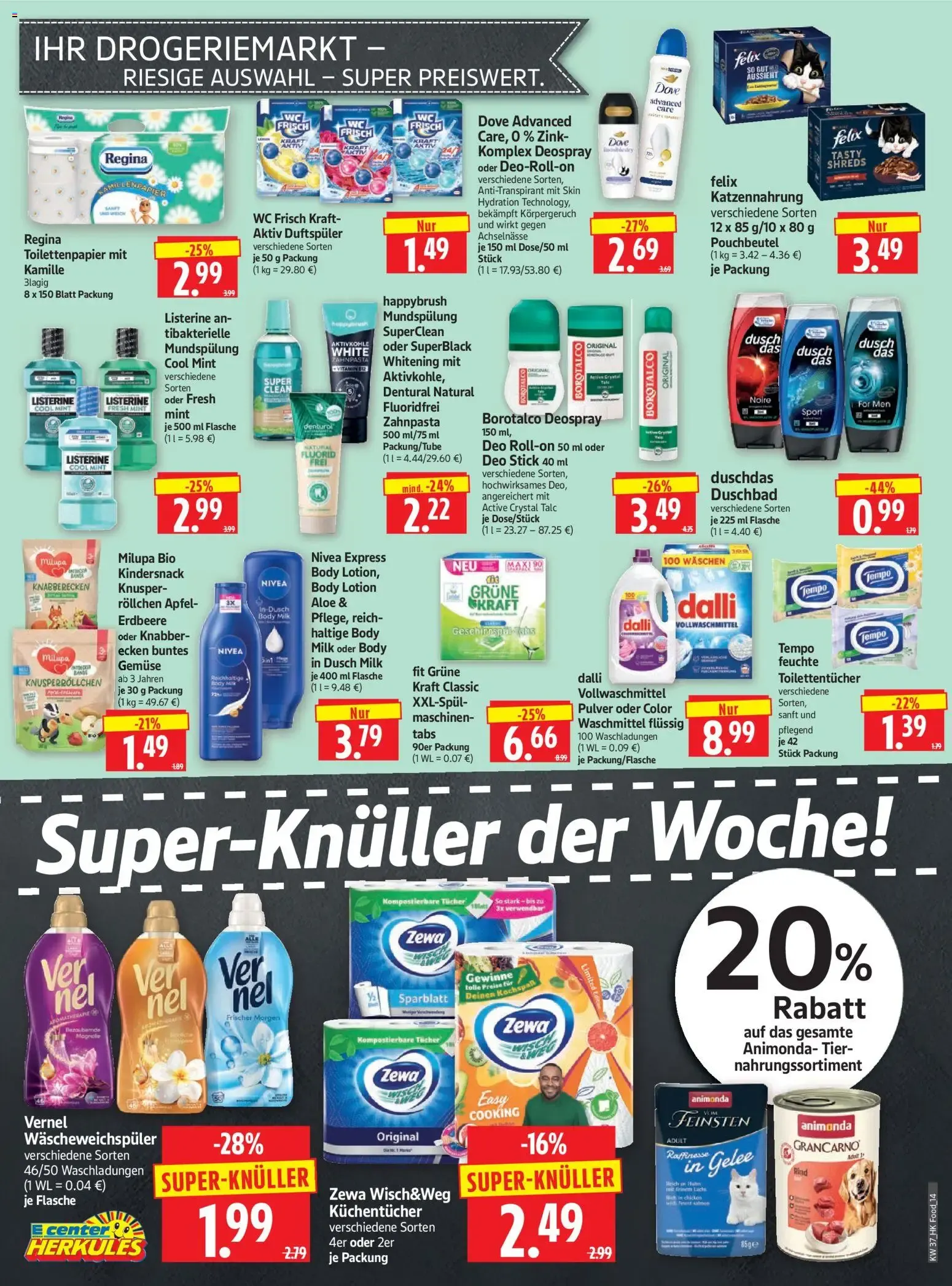 HERKULES Prospekt (ab 07.09.2026) zum Blättern von 7. September bis 12. September 2026 - Prospekt seite 14