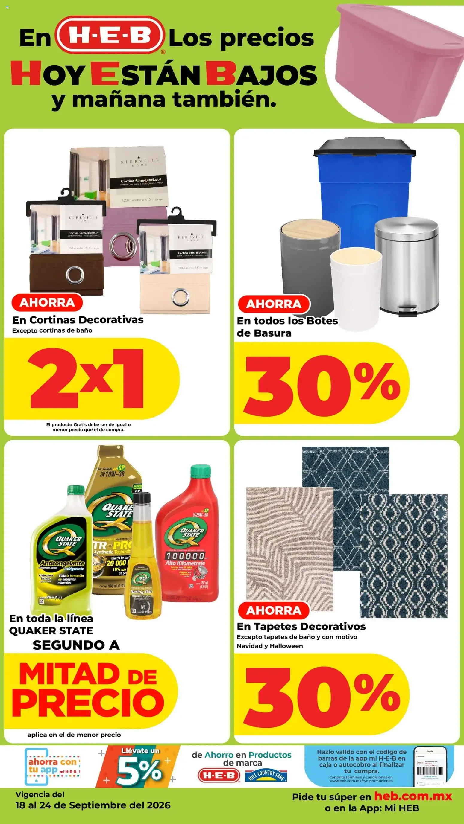 Catálogo de H-E-B: Los precios hoy están bajos y mañana también. 18 de septiembre al 24 de septiembre 2026 - Pagina 12
