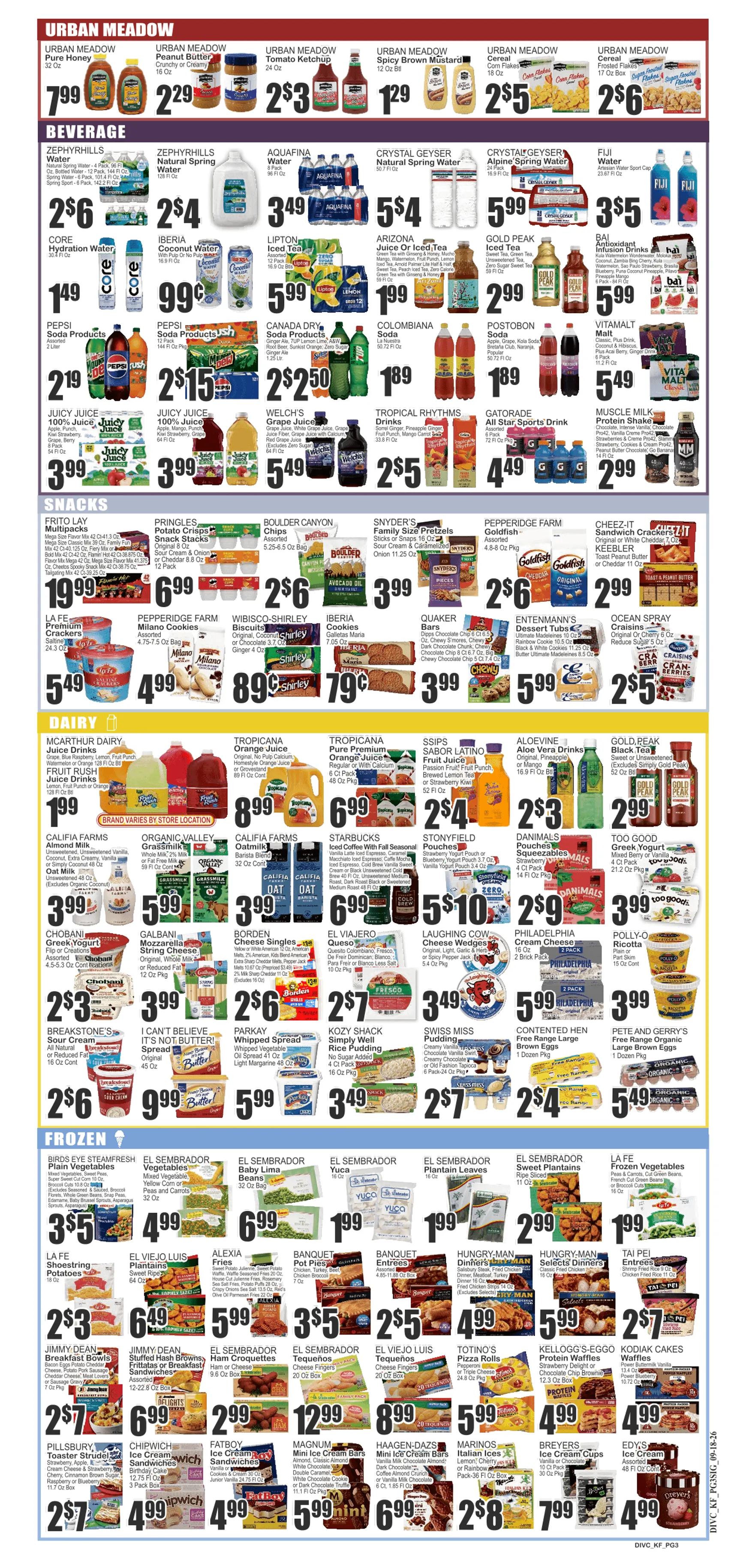 Weekly ad Current Key Food - Dade City leaflet valid from Friday 09/18/2026 to Thursday 09/24/2026 from September 18 to September 24 2026 - Page 3
