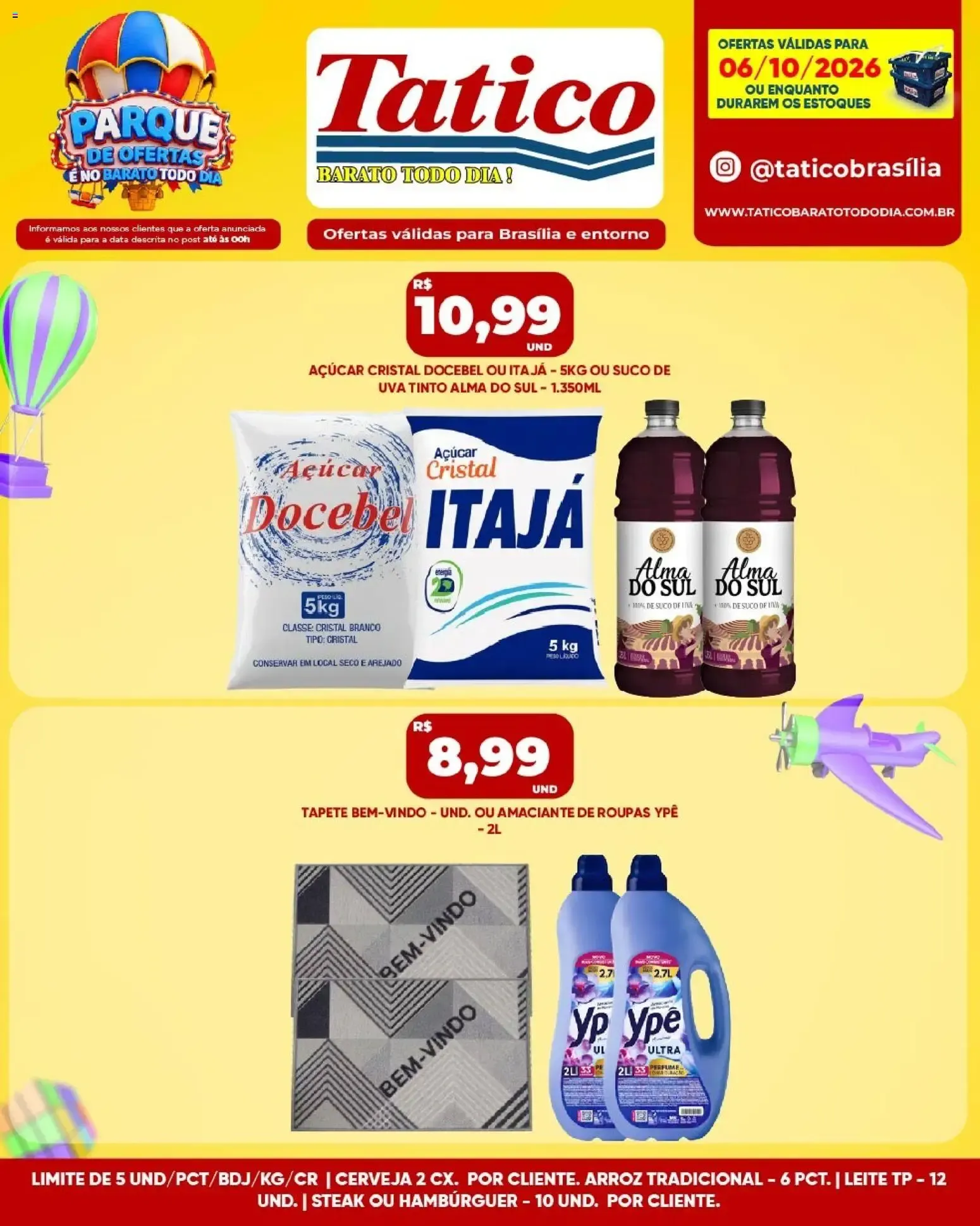 Encarte de Tatico ofertas do Dia de 06/10/2026 | Promoções Online 6 de outubro até 6 de outubro 2026 - Pagina 8